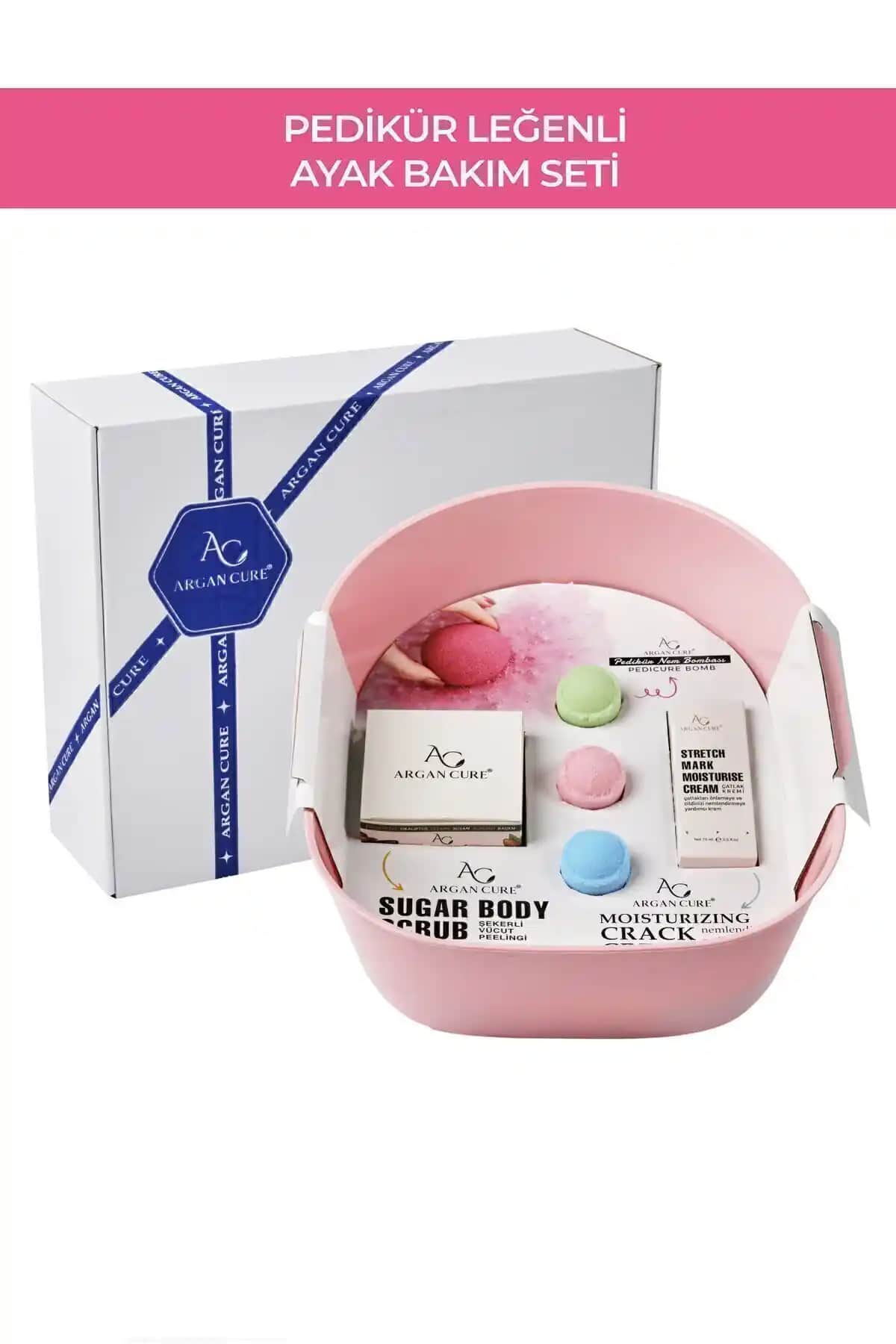 Argan Cure Yenileyen Ayak Bakım Seti Doğal İçeriklerle Spa Seviyesinde Bakım
