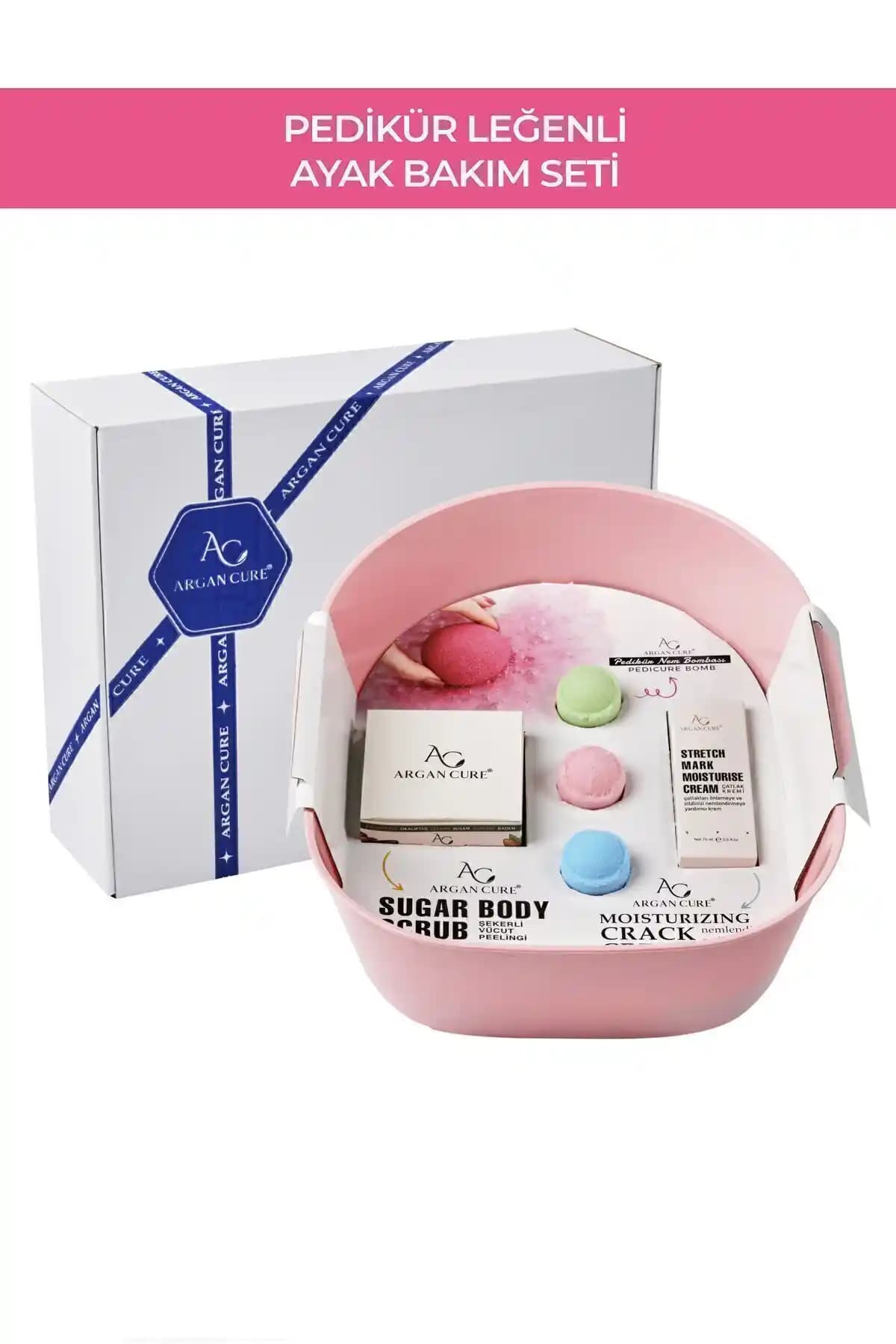Argan Cure Yenileyen Ayak Bakım Seti Doğal İçeriklerle Spa Seviyesinde Bakım