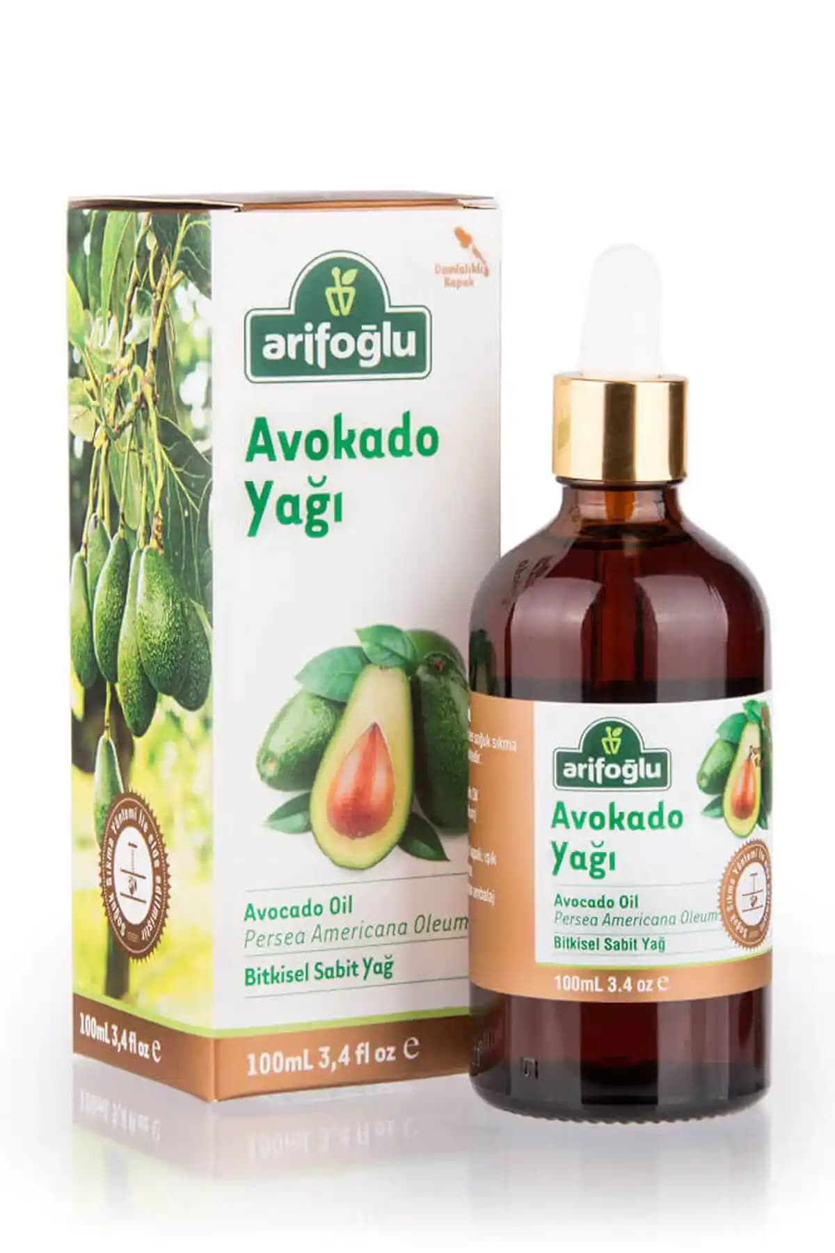 Arifoğlu Avokado Yağı 100ml Doğal ve Çok Yönlü Cilt ile Saç Bakım Ürünü