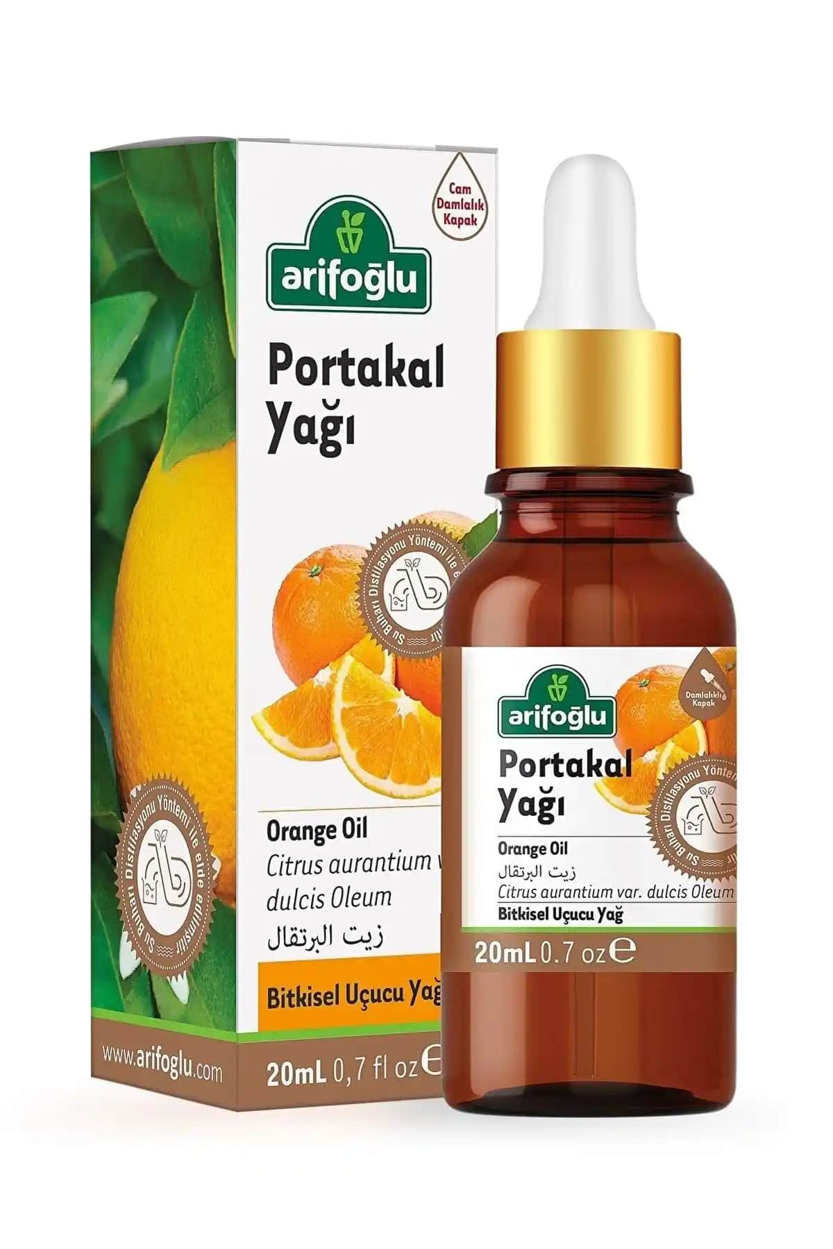 Arifoğlu Portakal Yağı 20ml - Doğal ve Ferahlatıcı Aromaterapi ve Cilt Bakım Ürünü
