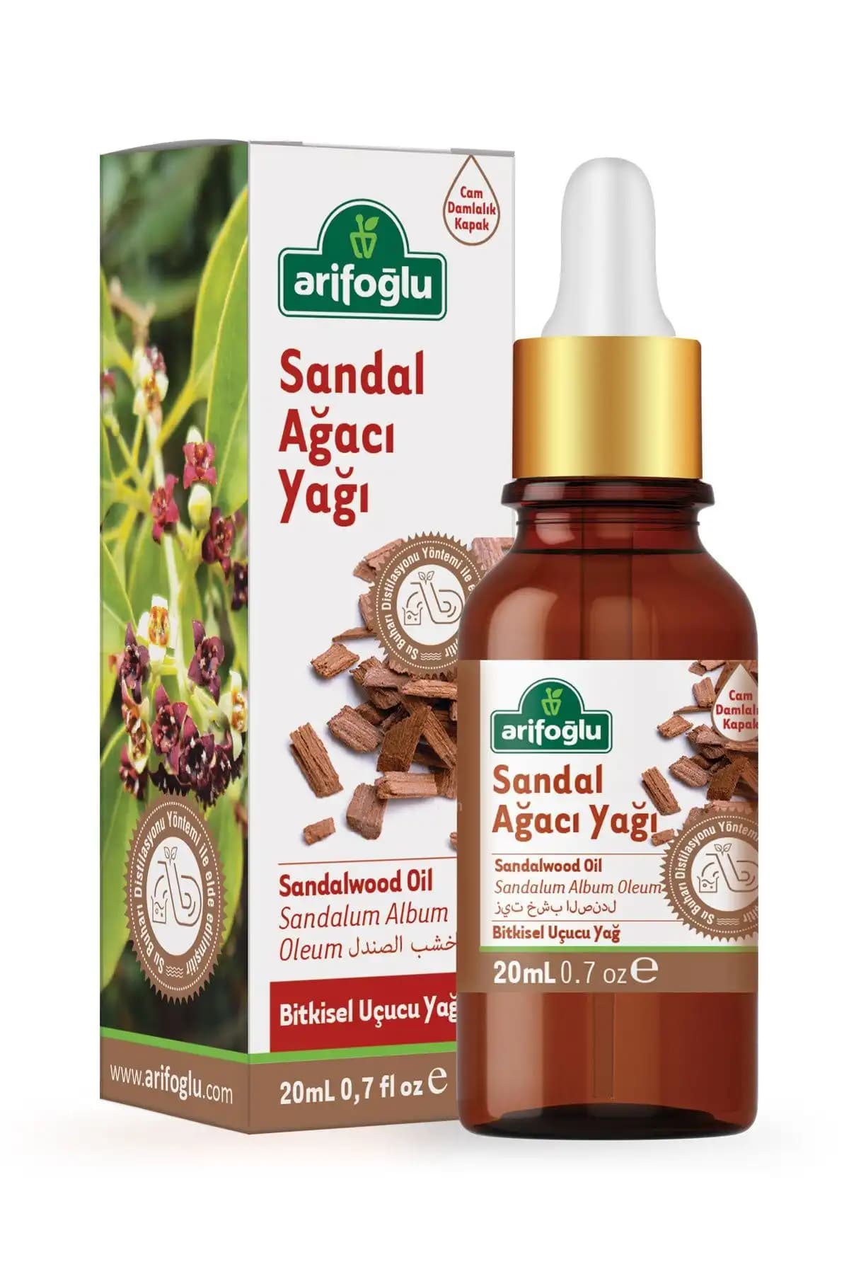 Arifoğlu Sandal Yağı 20ml Doğal Aromaterapi ve Cilt Bakımı İçin Uygun