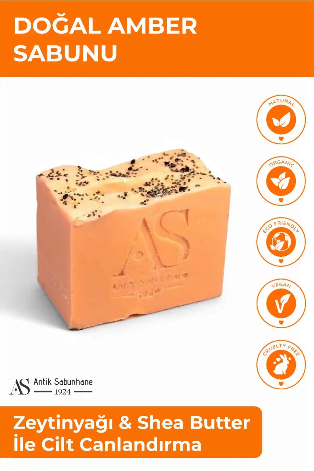 AS ANTİK SABUNHANE 1924 Doğal Amber Sabunu ile Cilt ve Saç Bakımında Doğal Etki