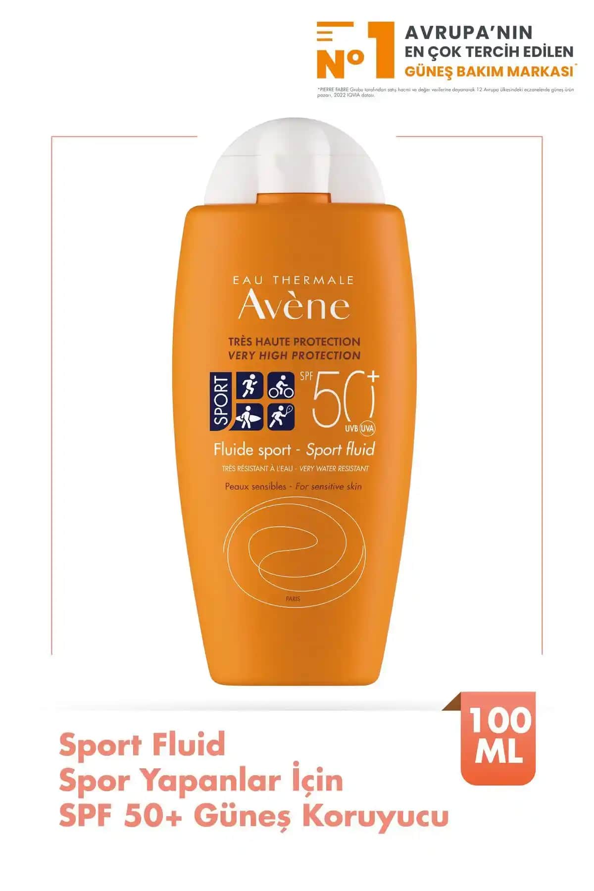 Avene Sport Fluid SPF 50+ Güneş Koruyucu: Sporcular ve Aktif Yaşantı İçin Yüksek Koruma