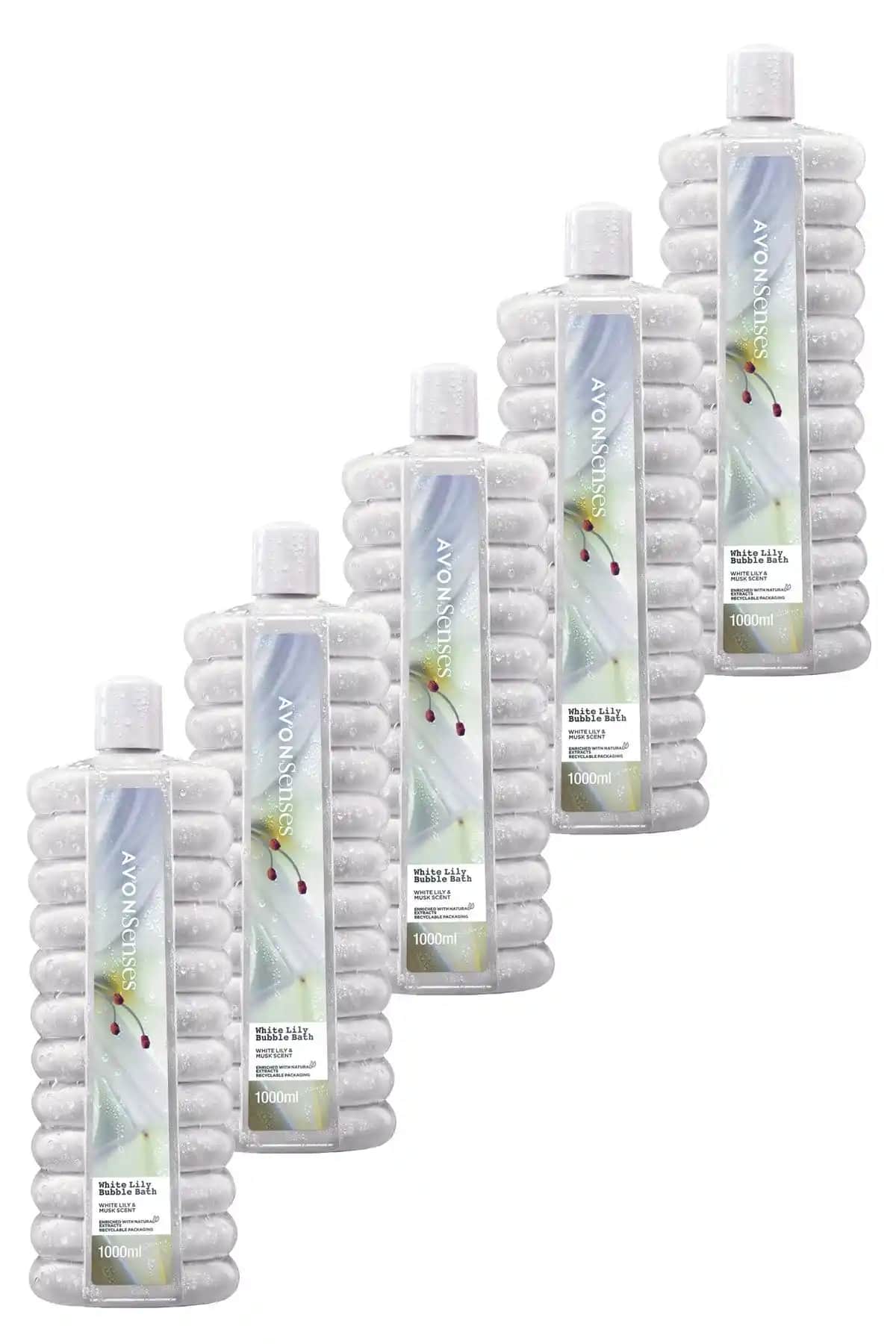 Avon Zambak Banyo Köpüğü 1 Litre Beşli Set Temizlik ve Ferahlık Sağlayan Ürün