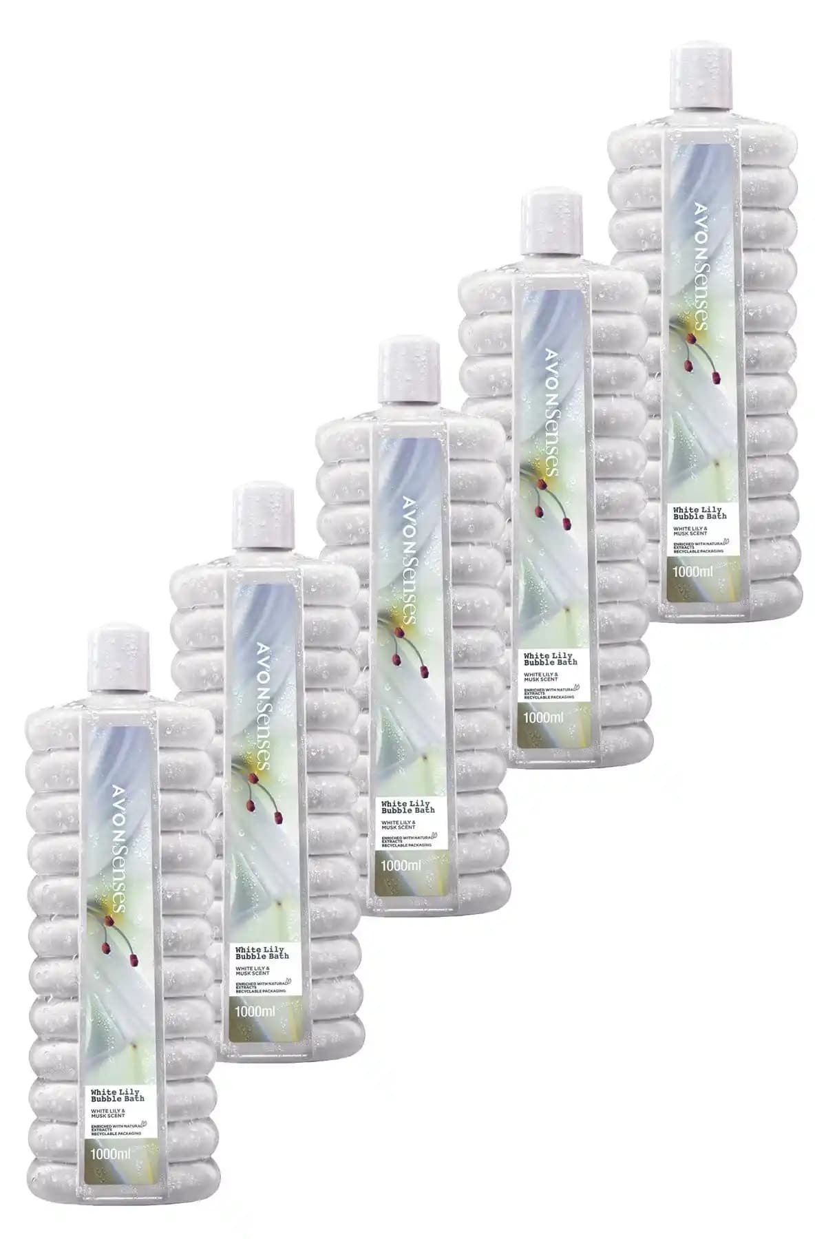 Avon Zambak Banyo Köpüğü 1 Litre Beşli Set Temizlik ve Ferahlık Sağlayan Ürün