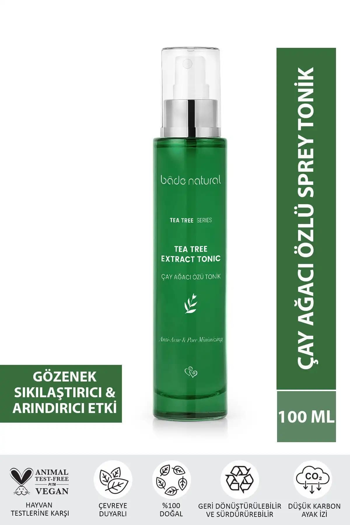 Bade Natural Çay Ağacı Akne Karşıtı ve Gözenek Sıkılaştırıcı Tonik Ürün İncelemesi