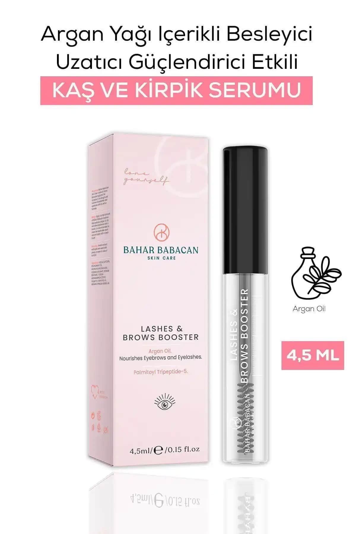 Bahar Babacan Argan Yağı İçerikli Kaş ve Kirpik Serumu ile Güçlü ve Uzun Görünüm