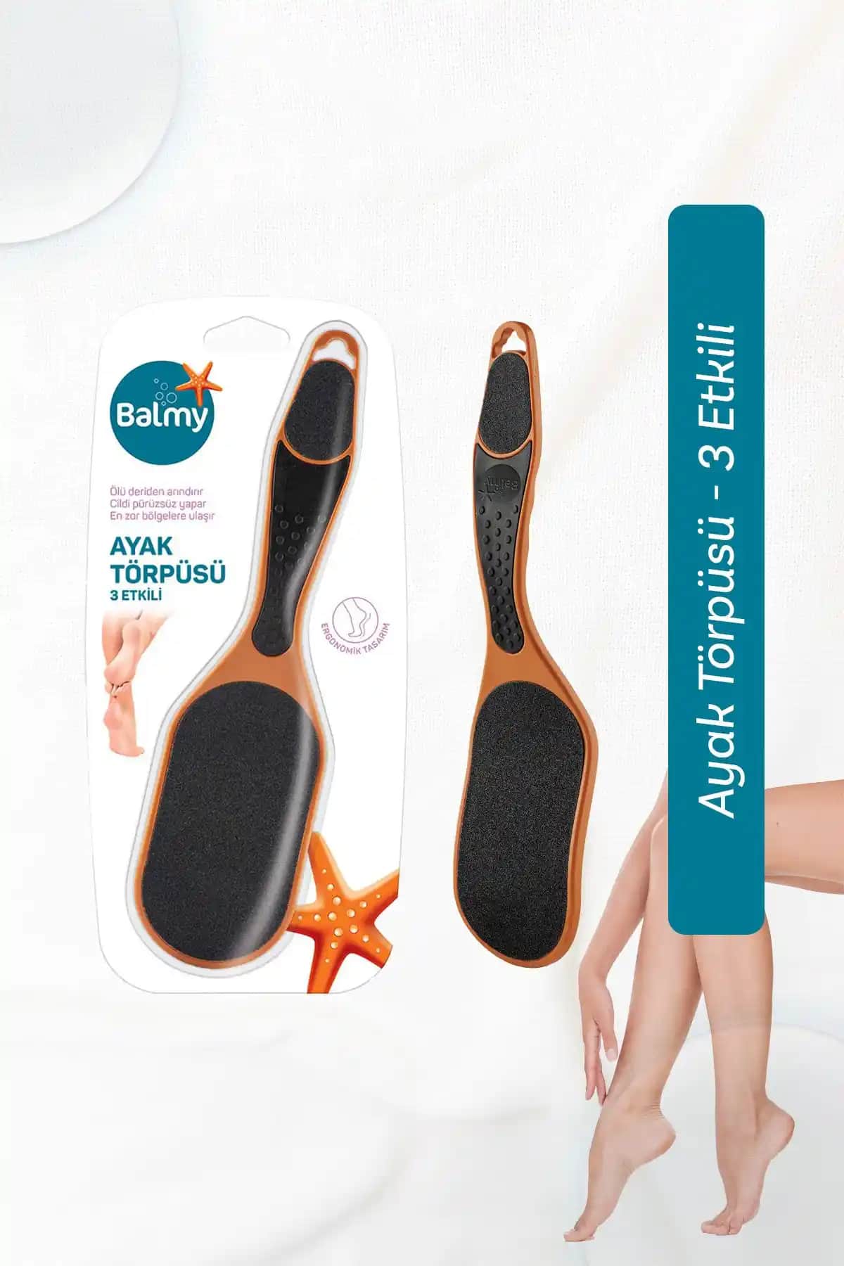 Balmy 3 Etkili Ayak Bakım Törpüsü ile Sağlıklı ve Pürüzsüz Ayaklar