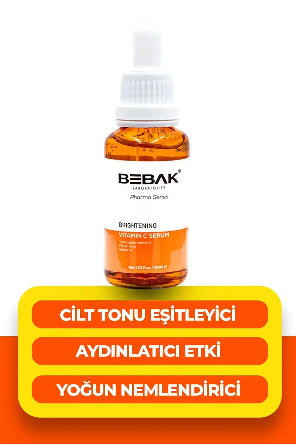 2025'te Bebak Pharma %10 C Vitaminli Serum ile Cildinizde Devrim Yaratın
