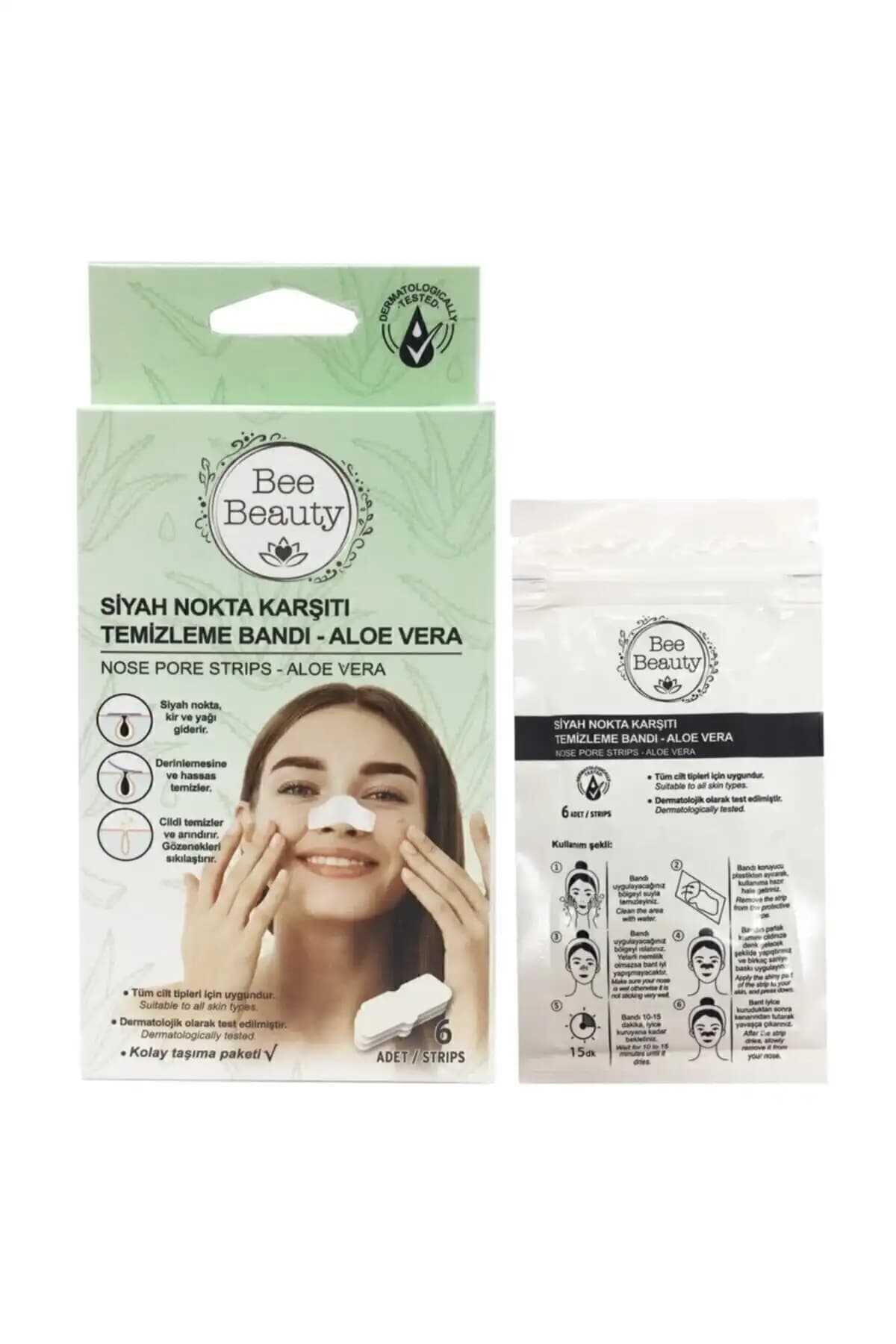 Bee Beauty Siyah Nokta Karşıtı Temizleme Bandı: Derinlemesine ve Hassas Cilt Temizliği İçin Etkili Çözüm