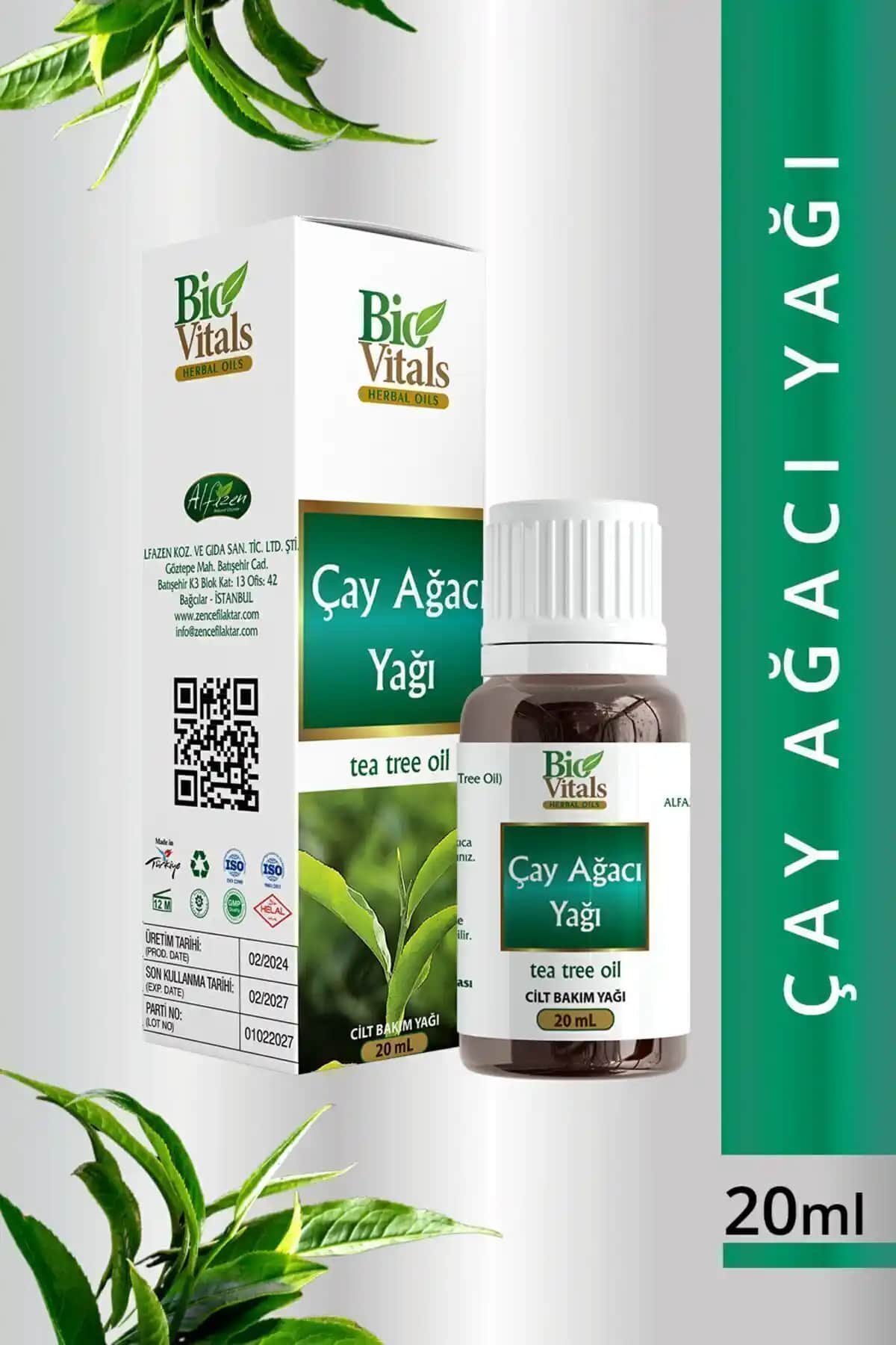 Bio Vitals Çay Ağacı Yağı 20 Ml Doğal ve Güçlü Cilt Desteği Sağlayan Ürün