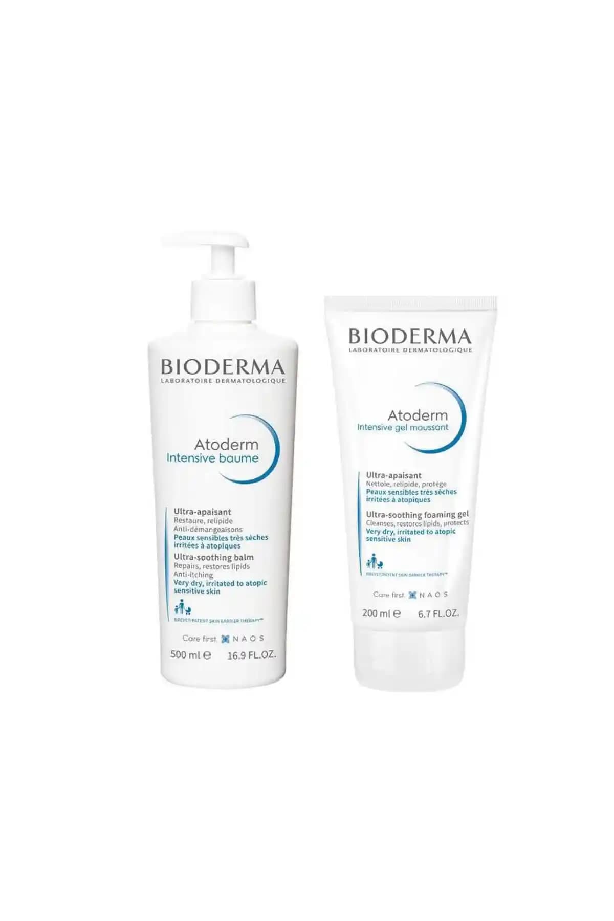 Bioderma Atoderm Seti Kuru ve Hassas Ciltler İçin Yoğun Nemlendirici ve Onarıcı Bakım
