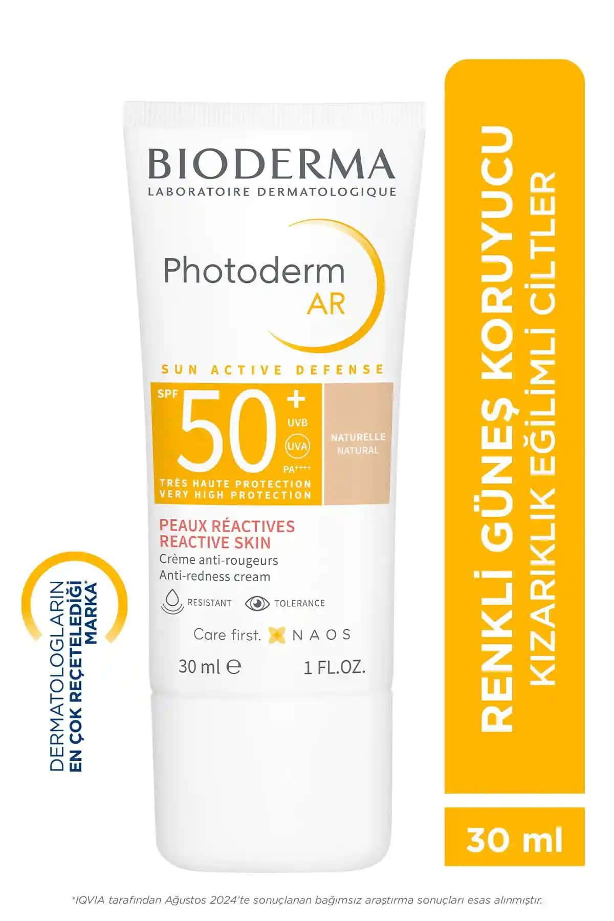 Bioderma Photoderm AR SPF50+ Hassas Ciltler İçin Yüksek Koruma ve Renkli Güneş Kremi