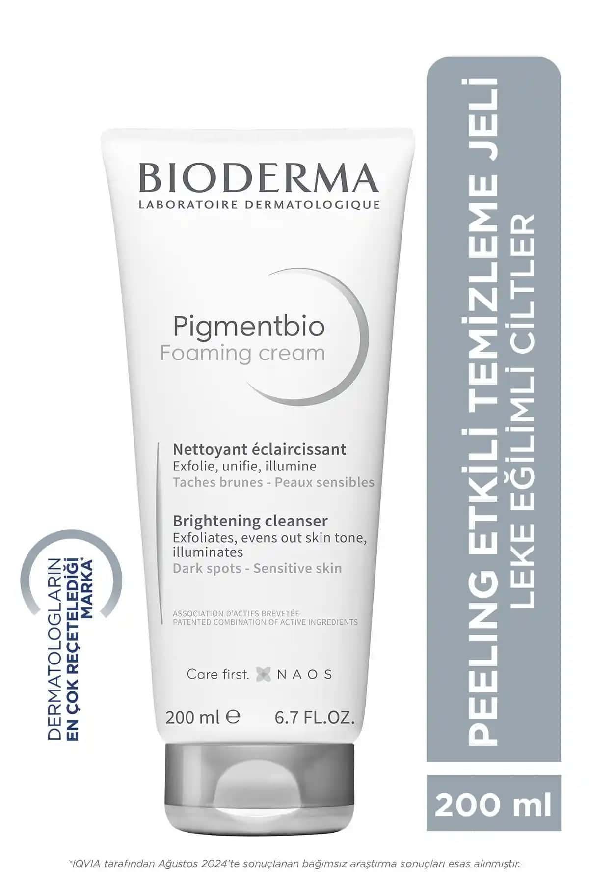Bioderma Pigmentbio Foaming Cream: Hassas Ciltler İçin Peeling ve Aydınlatıcı Temizlik Ürünü