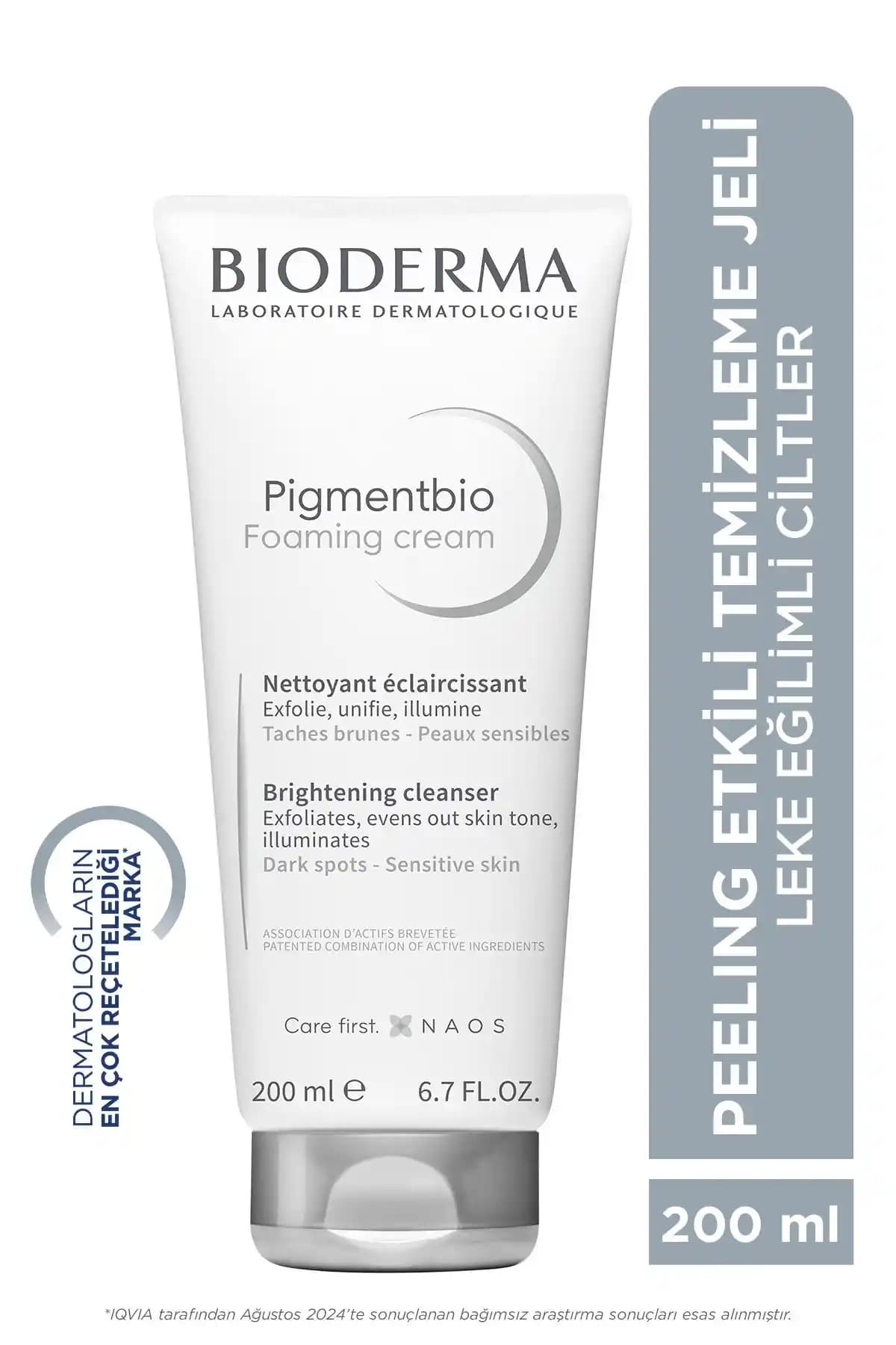 Bioderma Pigmentbio Foaming Cream: Hassas Ciltler İçin Peeling ve Aydınlatıcı Temizlik Ürünü