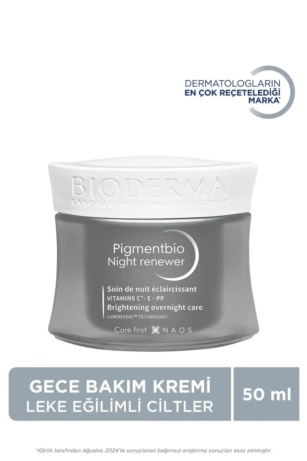 Bioderma Pigmentbio Night Renewer ile Hassas Ciltler İçin Gece Bakımı ve Leke Giderme