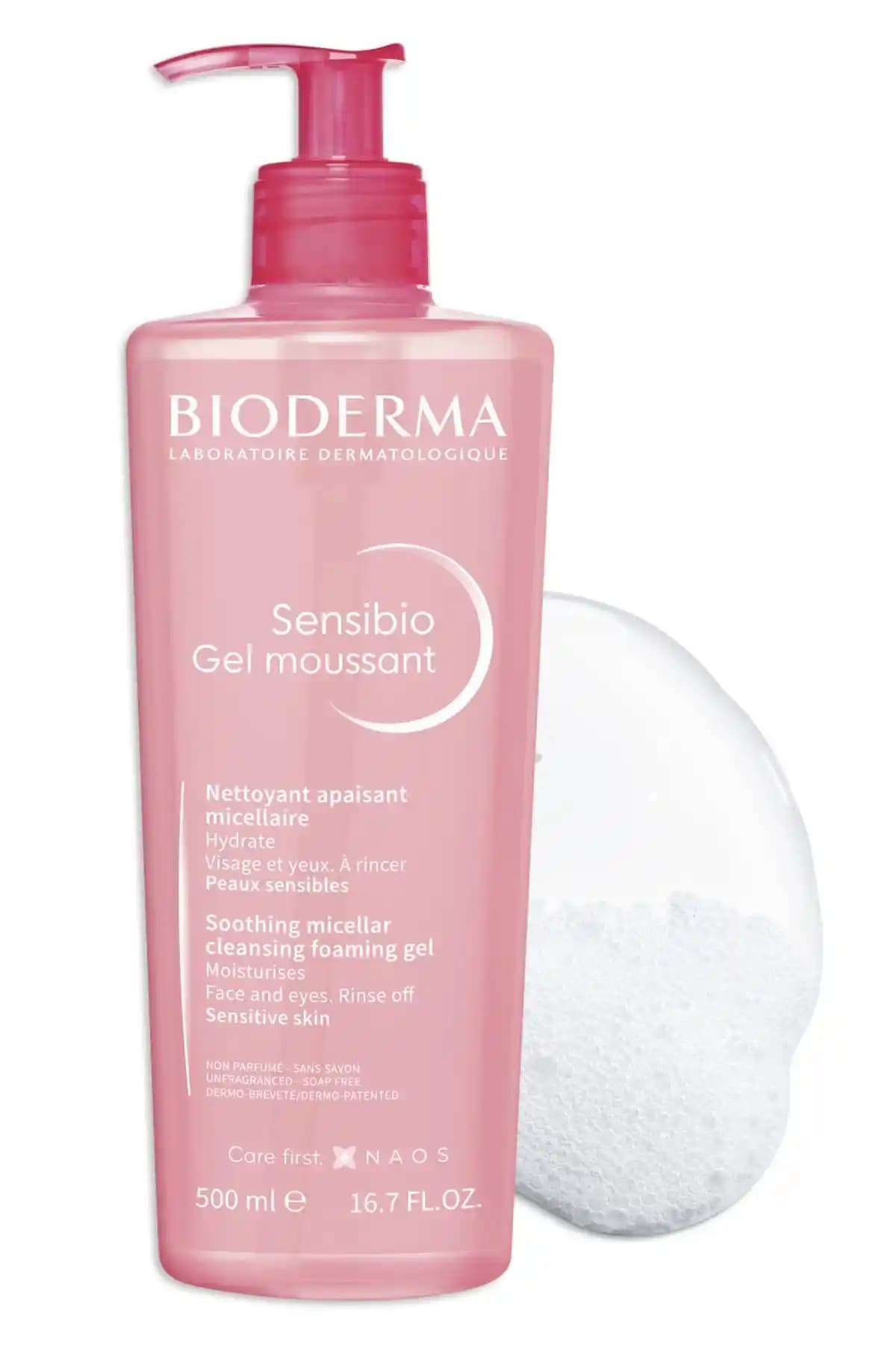 Bioderma Sensibio Jel Moussant 500ml Hassas ve Kuru Ciltler İçin Nazik Temizlik Ürünü