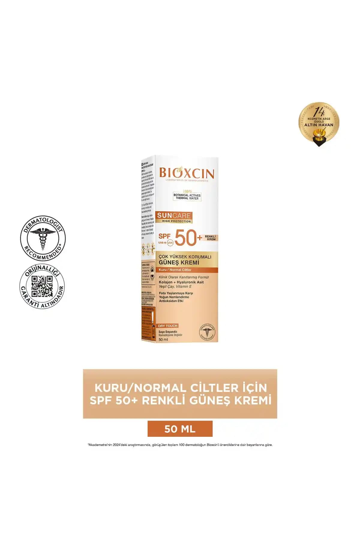 Bioxcin Sun Care SPF 50 Güneş Kremi Kuru ve Hassas Ciltler İçin Güvenilir Koruma