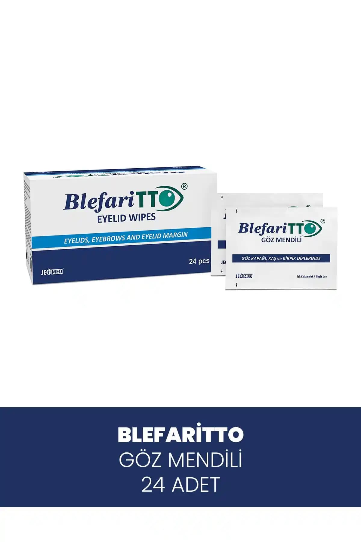 Blefaritto Göz Çevresi Mendili Günlük Temizlik ve Rahatlama İçin Uygun Çözüm