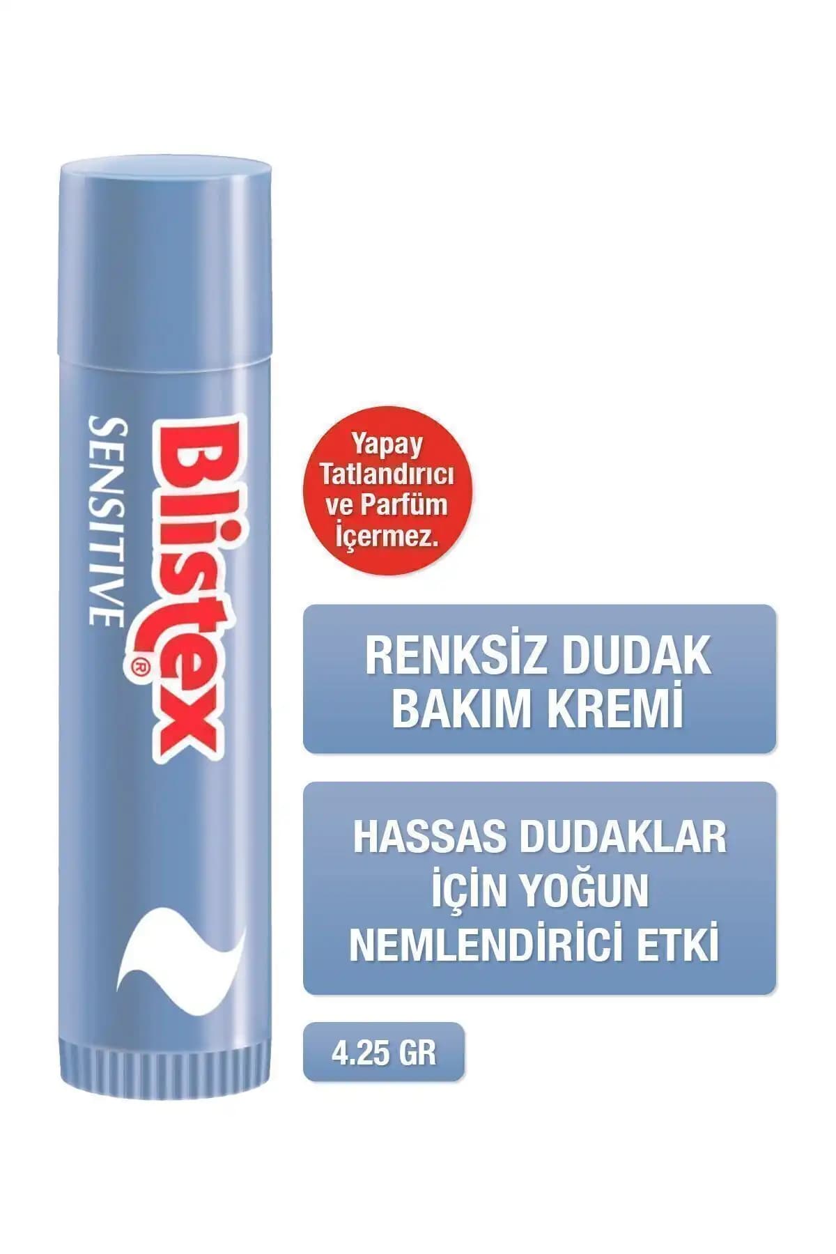Blistex Sensitive Dudak Bakım Kremi: Doğal İçeriklerle Hassas Dudaklara Uzun Süreli Nem