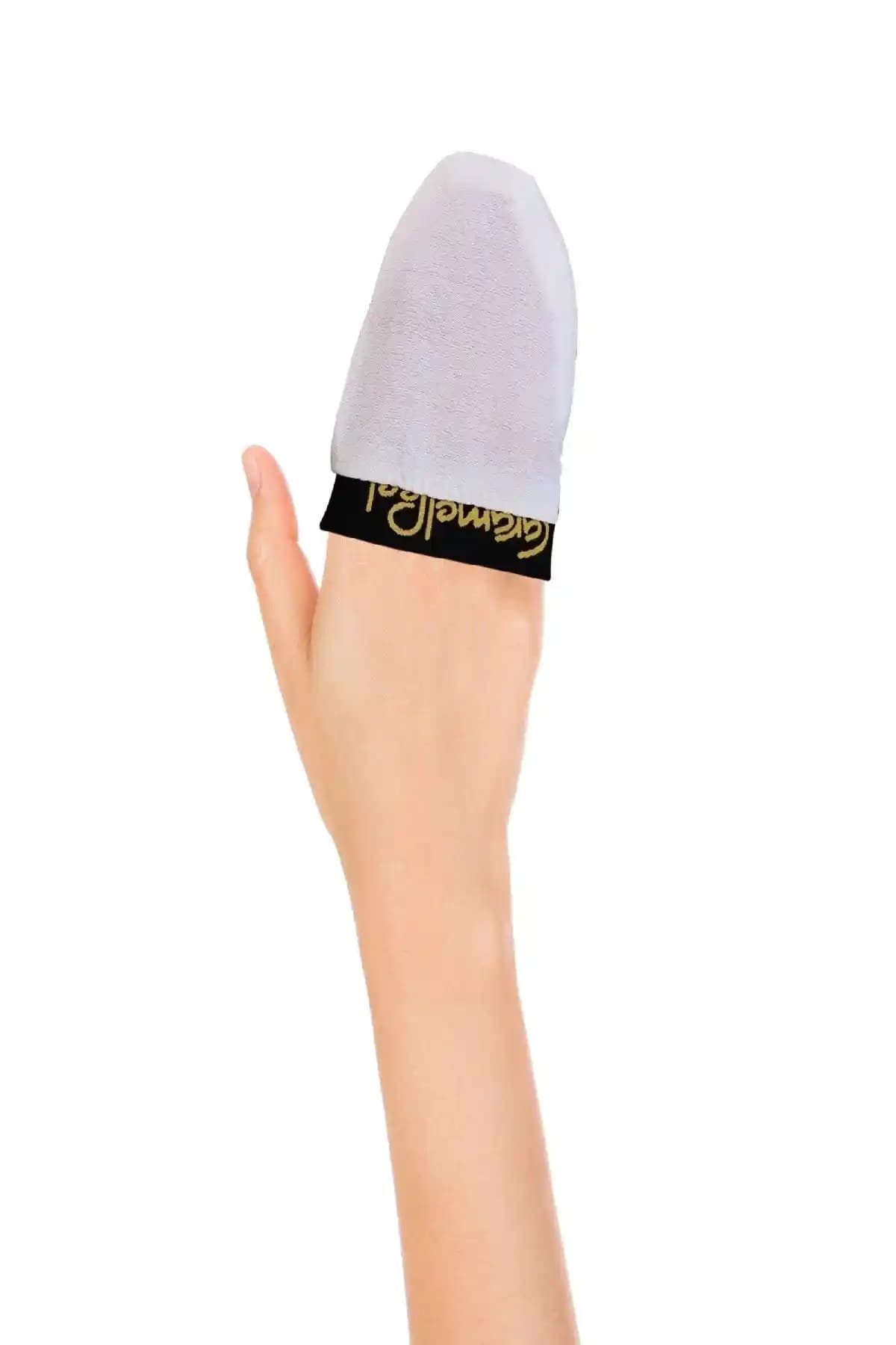 CaramelPeel Yüz Kesesi Peeling Eldiveni ile Hassas Ciltler İçin Derinlemesine Temizlik ve Yenileme