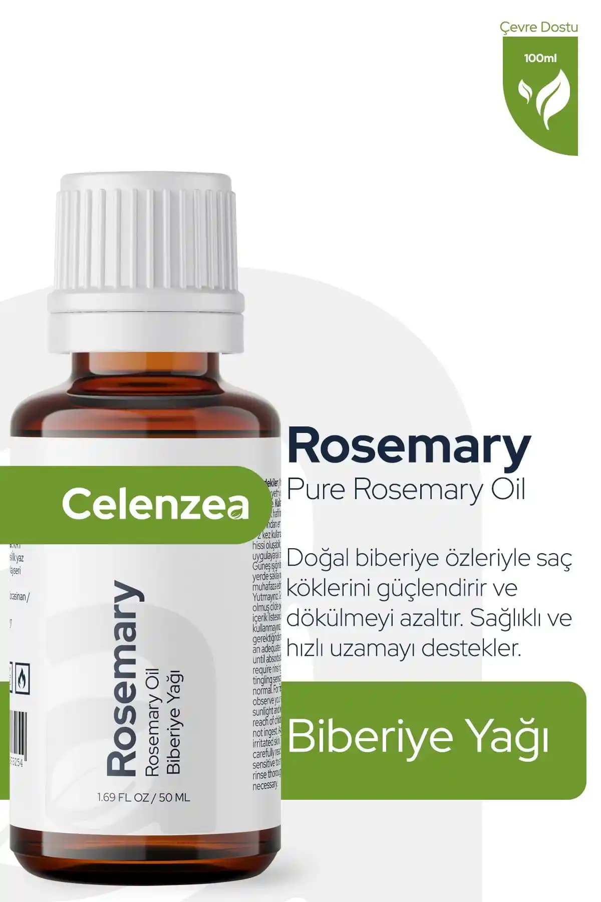 Celenzea Saf Biberiye Yağı: Doğal Saç Güçlendirme ve Dökülme Önleme Çözümü