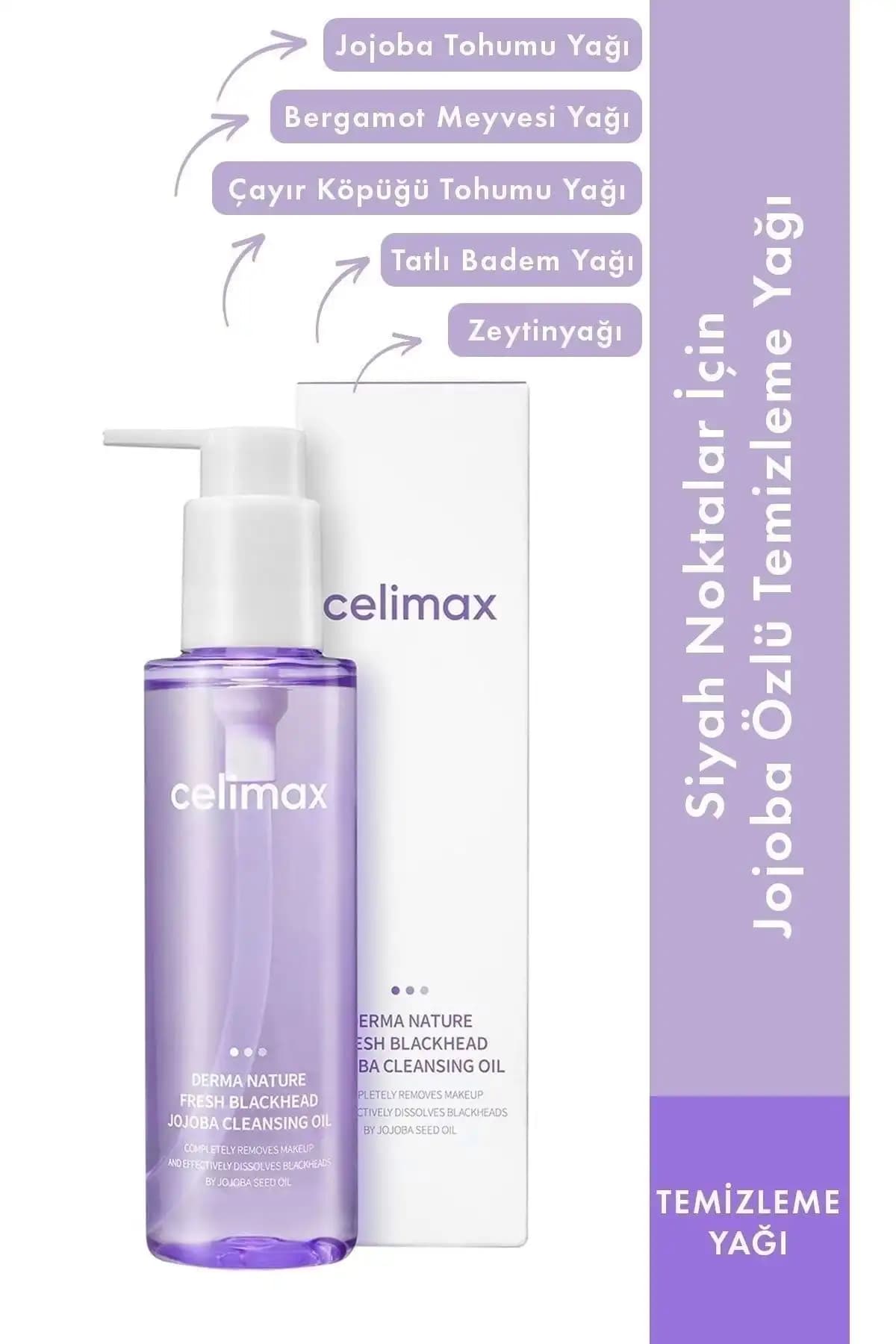 Celimax Jojoba Yağı İçeren Siyah Nokta ve Makyaj Temizleme Yağı Özellikleri ve Kullanım Rehberi
