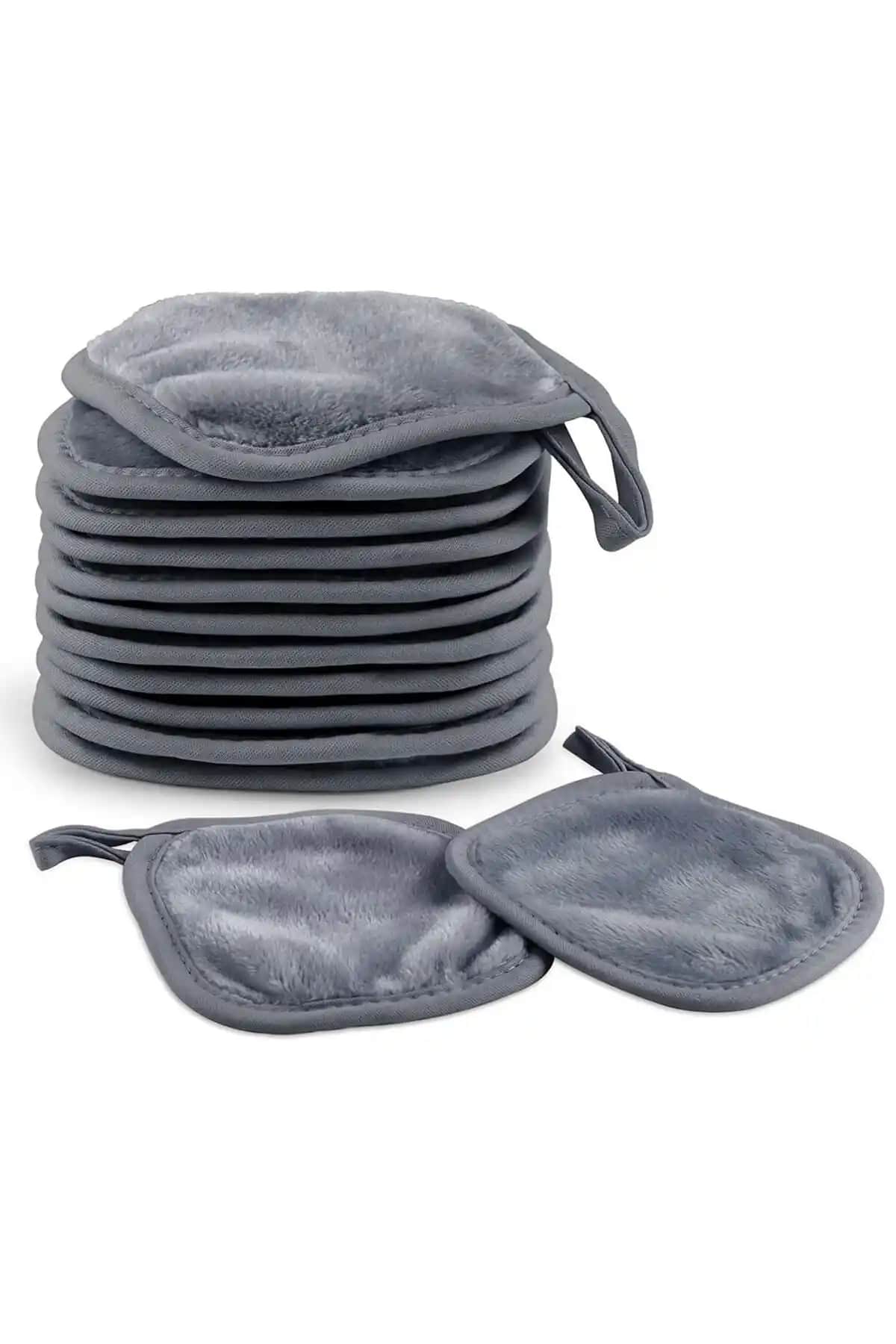 Çevre Dostu Yeniden Kullanılabilir Makyaj Temizleme Mendili Üçlü Paketi