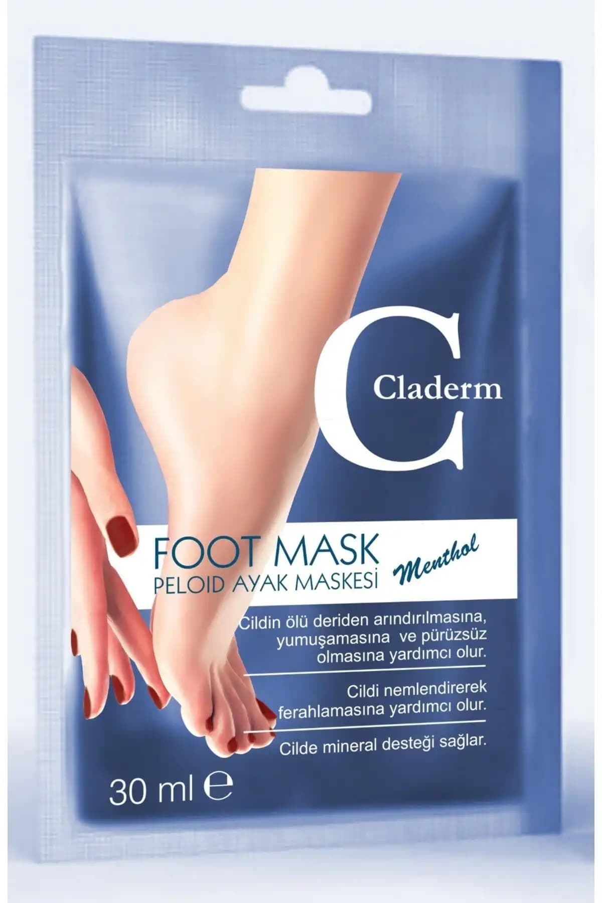 Claderm Pelöid Ayak Maskesi: Ferahlatıcı ve Yumuşak Ayaklar İçin Etkili Çözüm