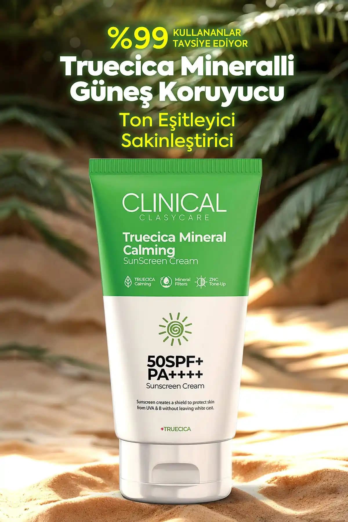 Clasy Care Yüz Güneş Kremi SPF 50+ ile Güneşten Koruma ve Cilt Bakımı
