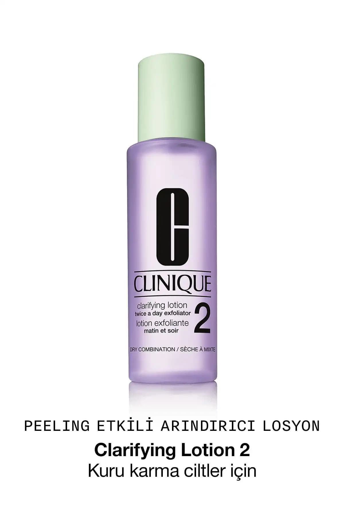 Clinique Clarifying Lotion Tip 2 Kuru ve Karma Ciltler İçin Derinlemesine Temizleyici Tonik