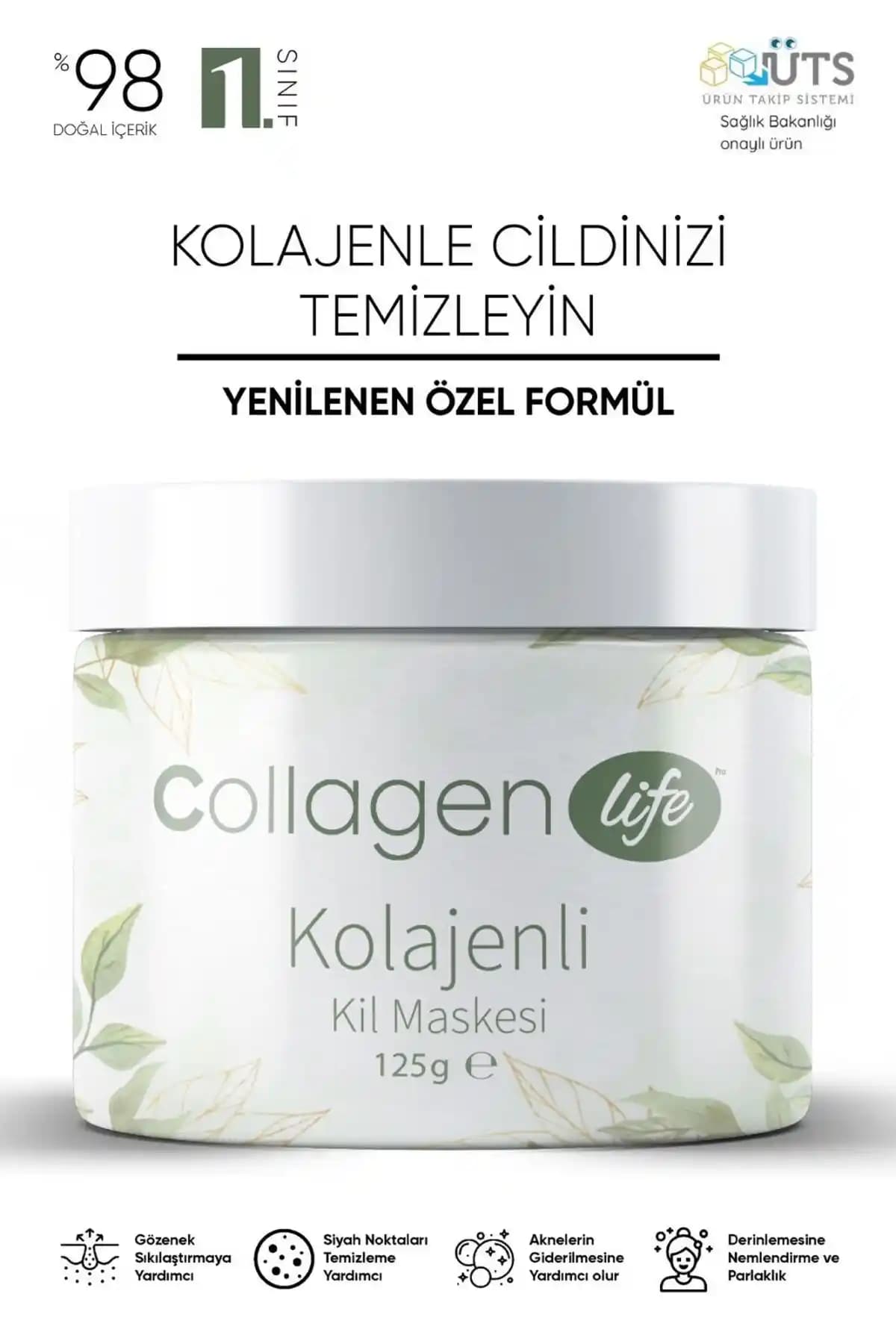 Collagen Life Akne ve Siyah Nokta Karşıtı Kolajenli Kil Maskesi Ürün İncelemesi ve Faydaları