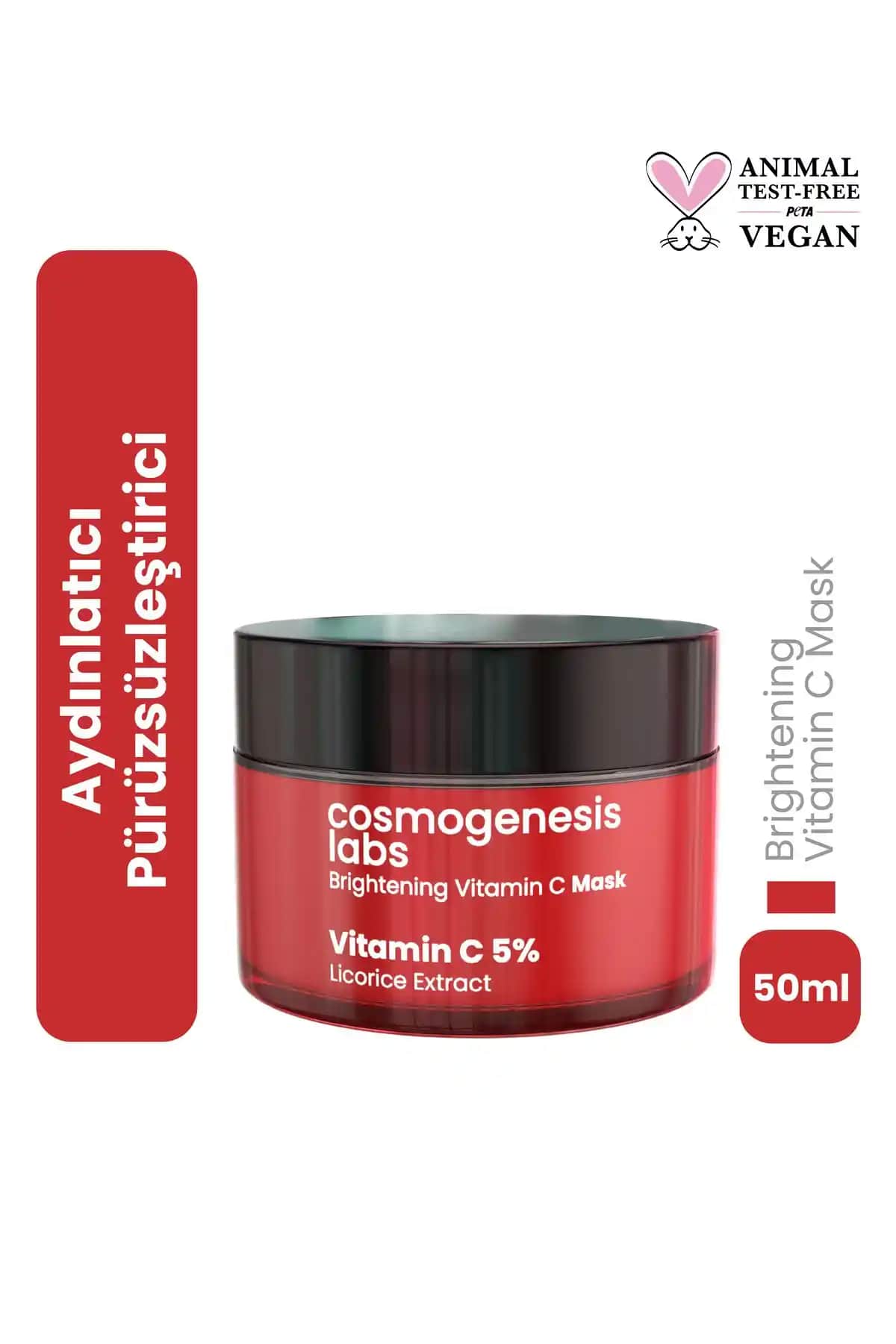 Cosmogenesis Labs %5 Vitamin C Krem Maskesi: Parlaklık ve Gençlik İçin Etkili Cilt Bakım Ürünü