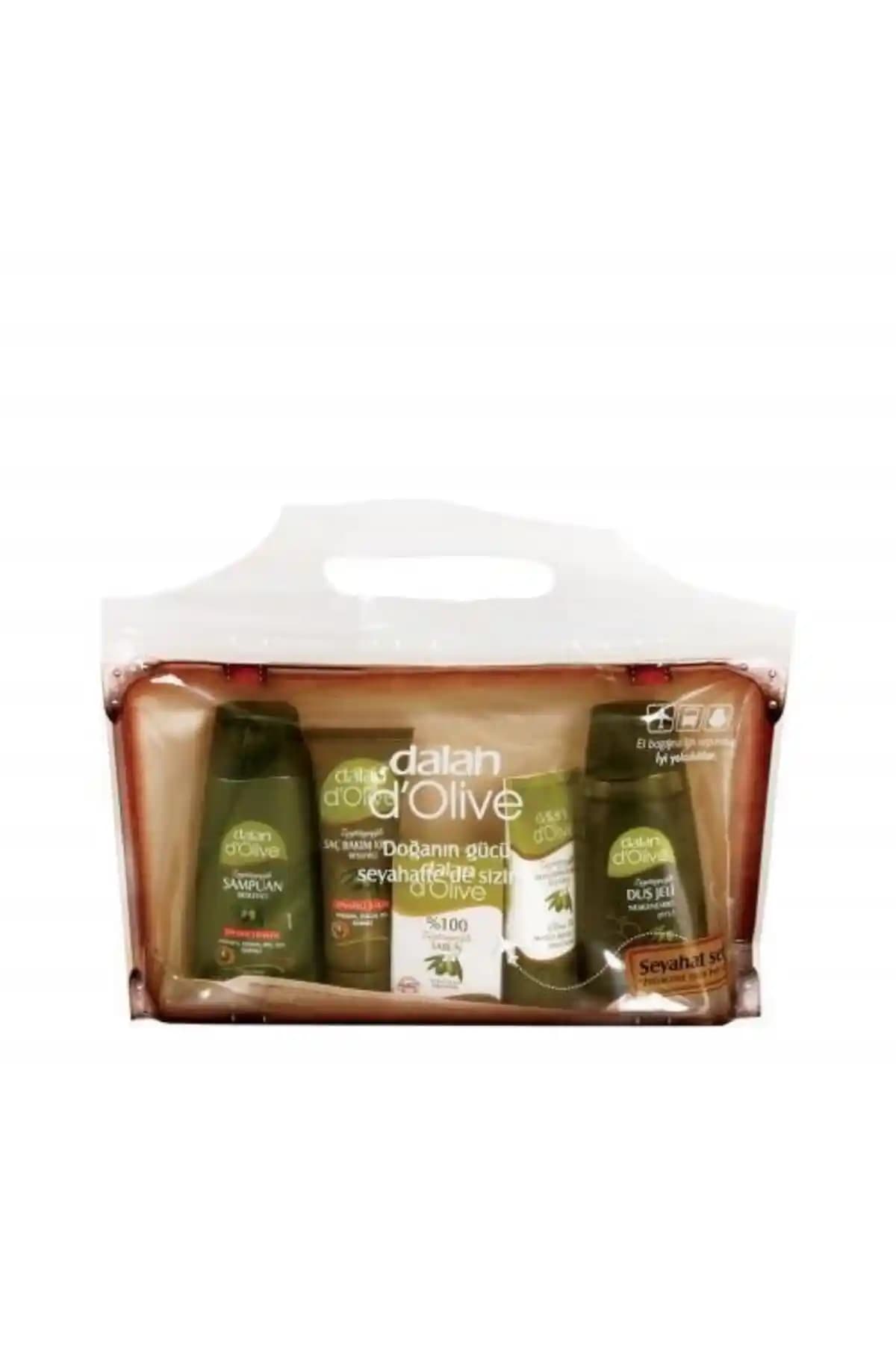 Dalan Dolive Seyahat Bakım Seti 5'li Doğal İçeriklerle Pratik ve Sağlıklı Kullanım