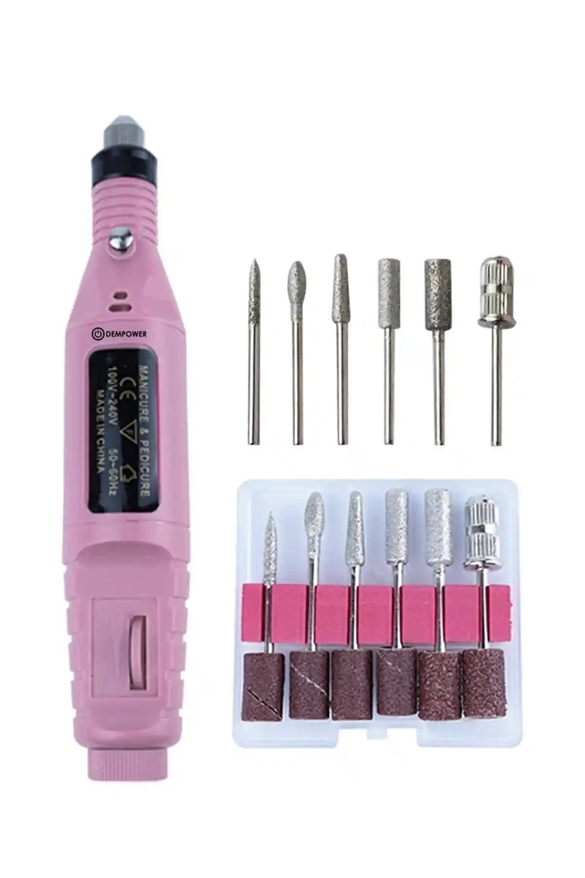 DEMPOWER Elektrikli Manikür ve Pedikür Makinesi: Çok Fonksiyonlu Tırnak Bakım Çözümü