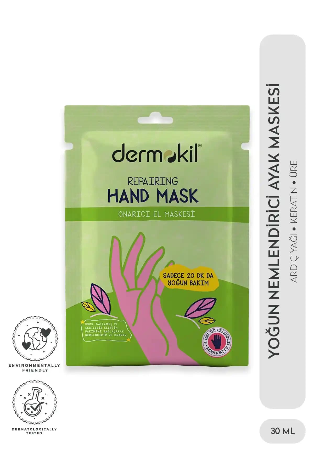 Dermokil Onarıcı El Maskesi: Doğal İçeriklerle Elleri Güçlendiren ve Nemlendiren Bakım Ürünü