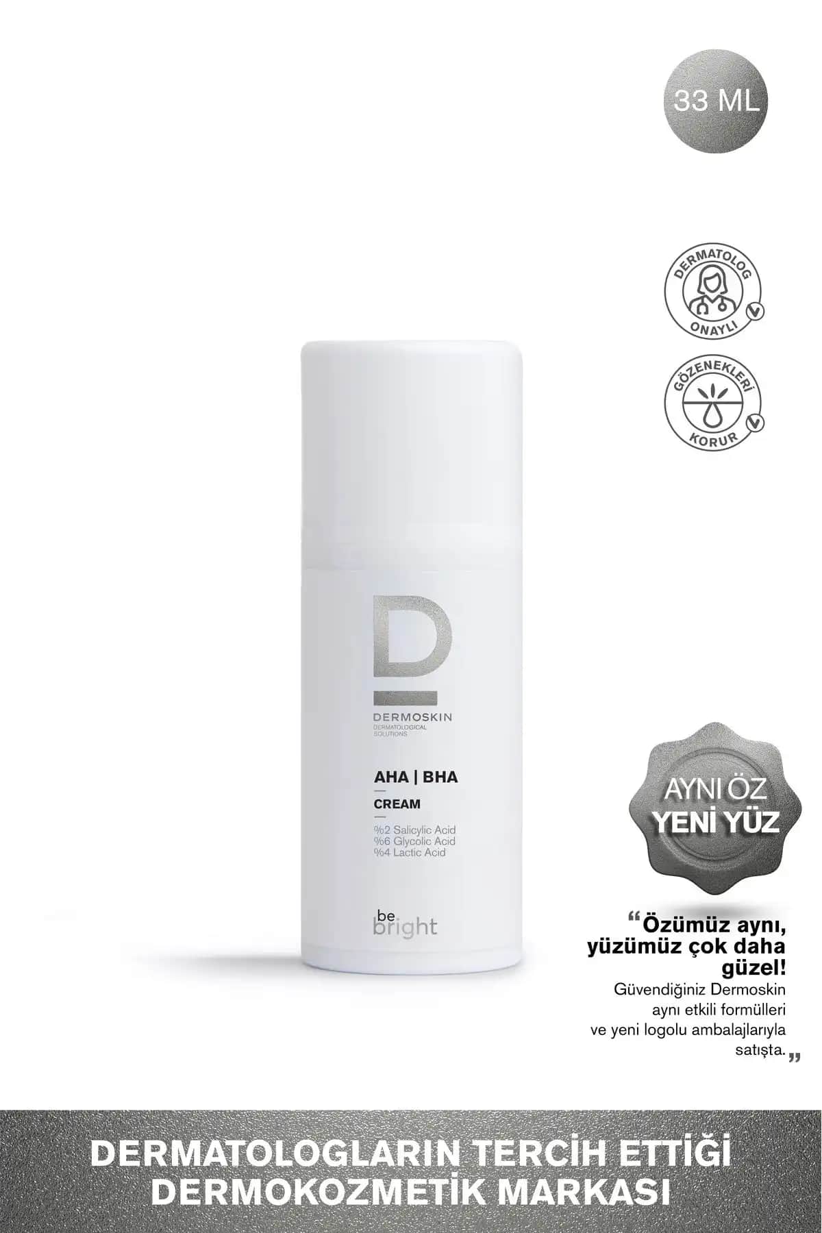 2025'te Cilt Bakımında Devrim: Dermoskin Be Bright AHA & BHA Krem