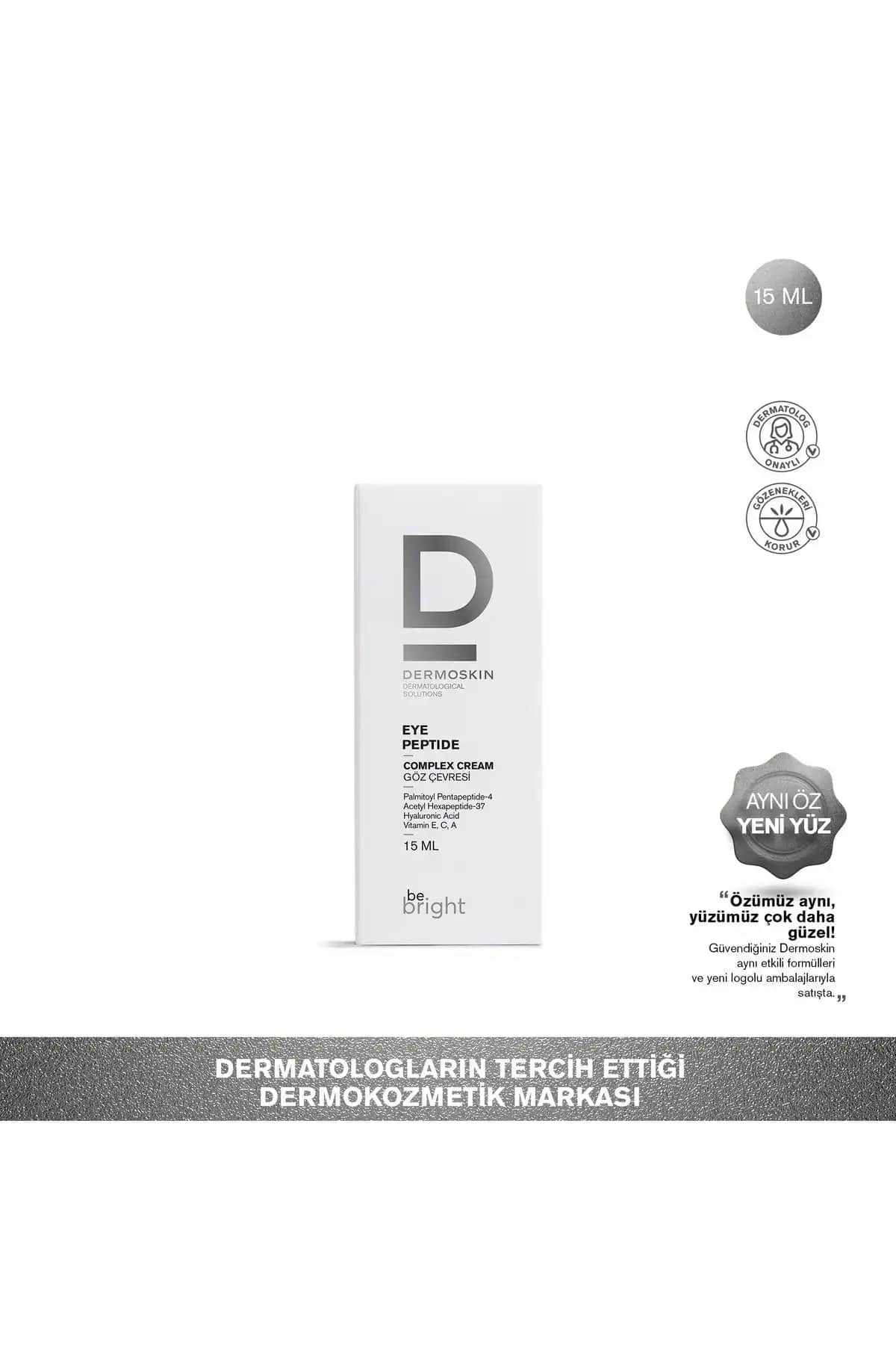 2025'te Göz Çevrenizde Devrim Yaratacak Dermoskin Be Bright Kremi
