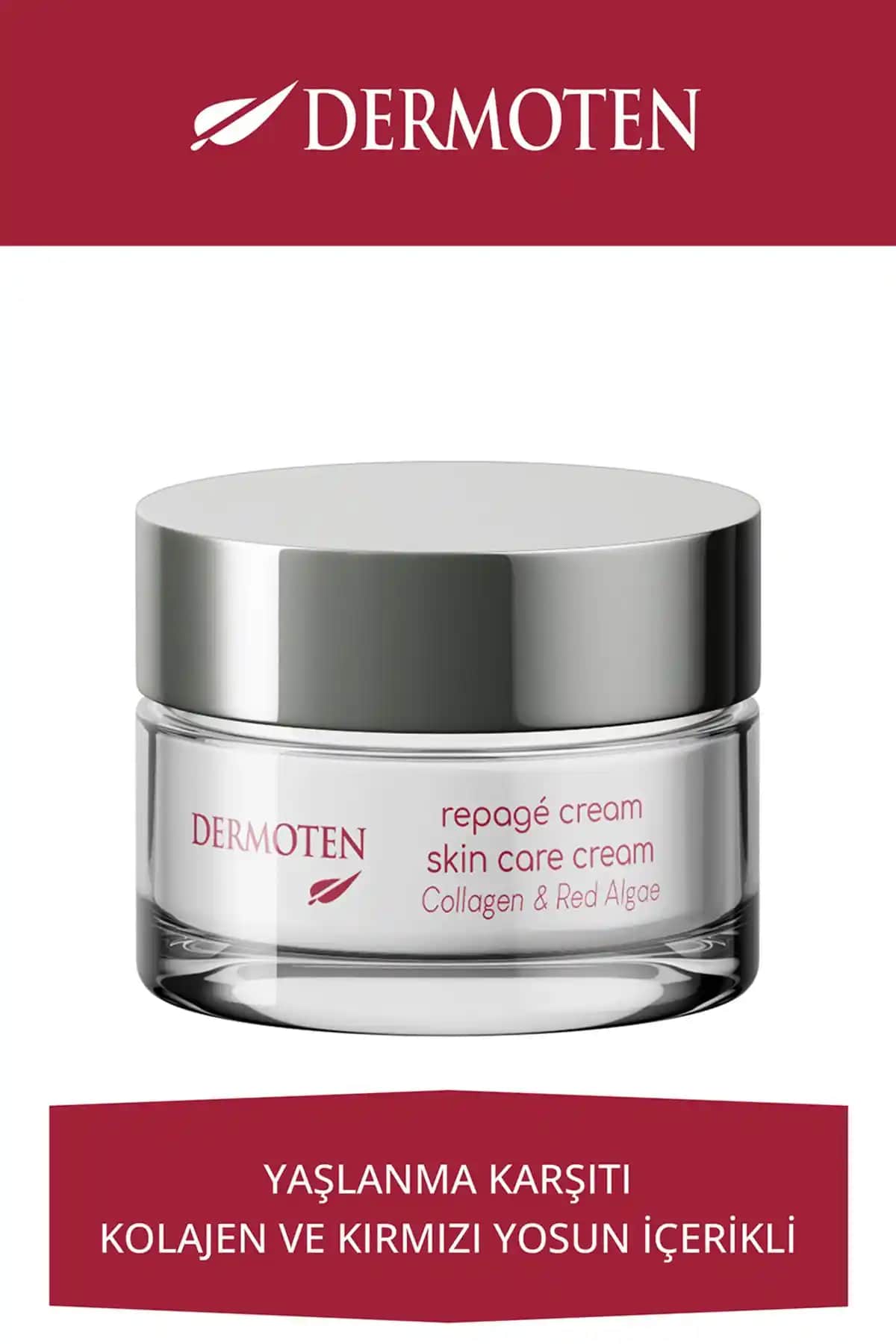 Dermoten Repage Yaşlanma Karşıtı Kolajen ve Kırmızı Yosun İçeren Cilt Bakım Kremi İncelemesi
