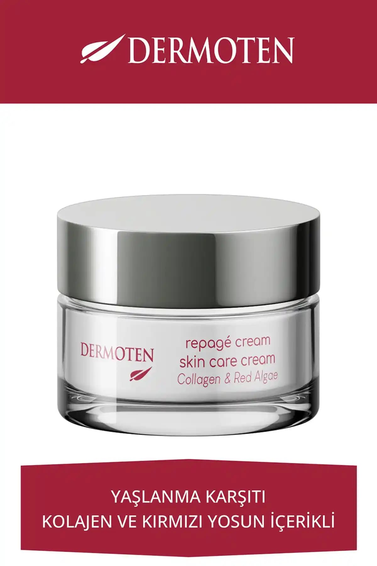Dermoten Repage Yaşlanma Karşıtı Kolajen ve Kırmızı Yosun İçeren Cilt Bakım Kremi İncelemesi