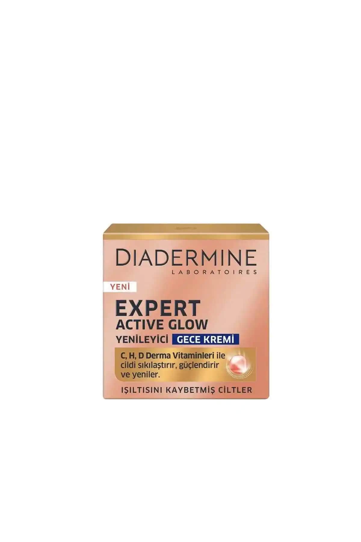 Diadermine Expert Active Glow Gece Kremi: Yenileyici ve Aydınlatıcı Cilt Bakımı