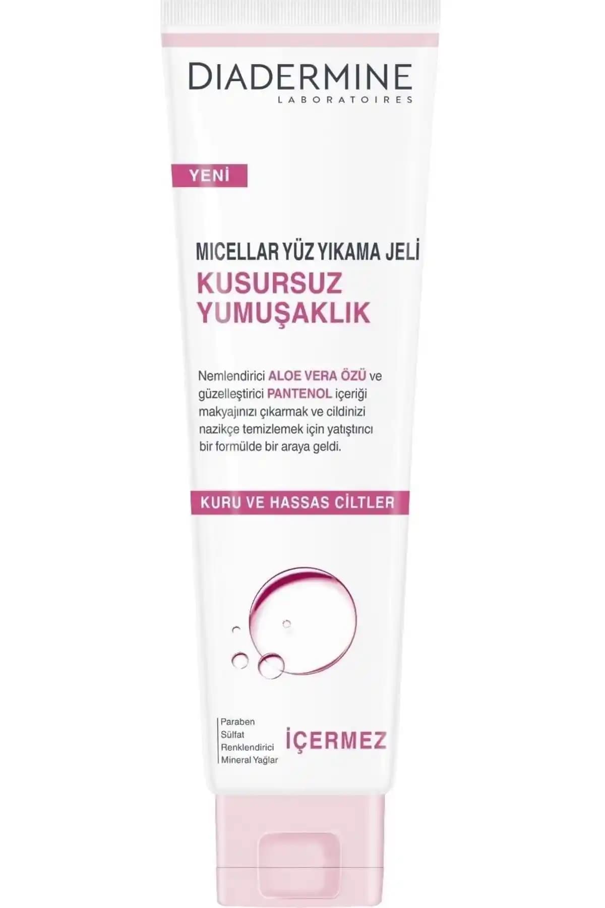 Diadermine Mıcellar Yüz Yıkama Jeli Hassas Ciltler İçin Temizlik ve Yumuşaklık Sağlar