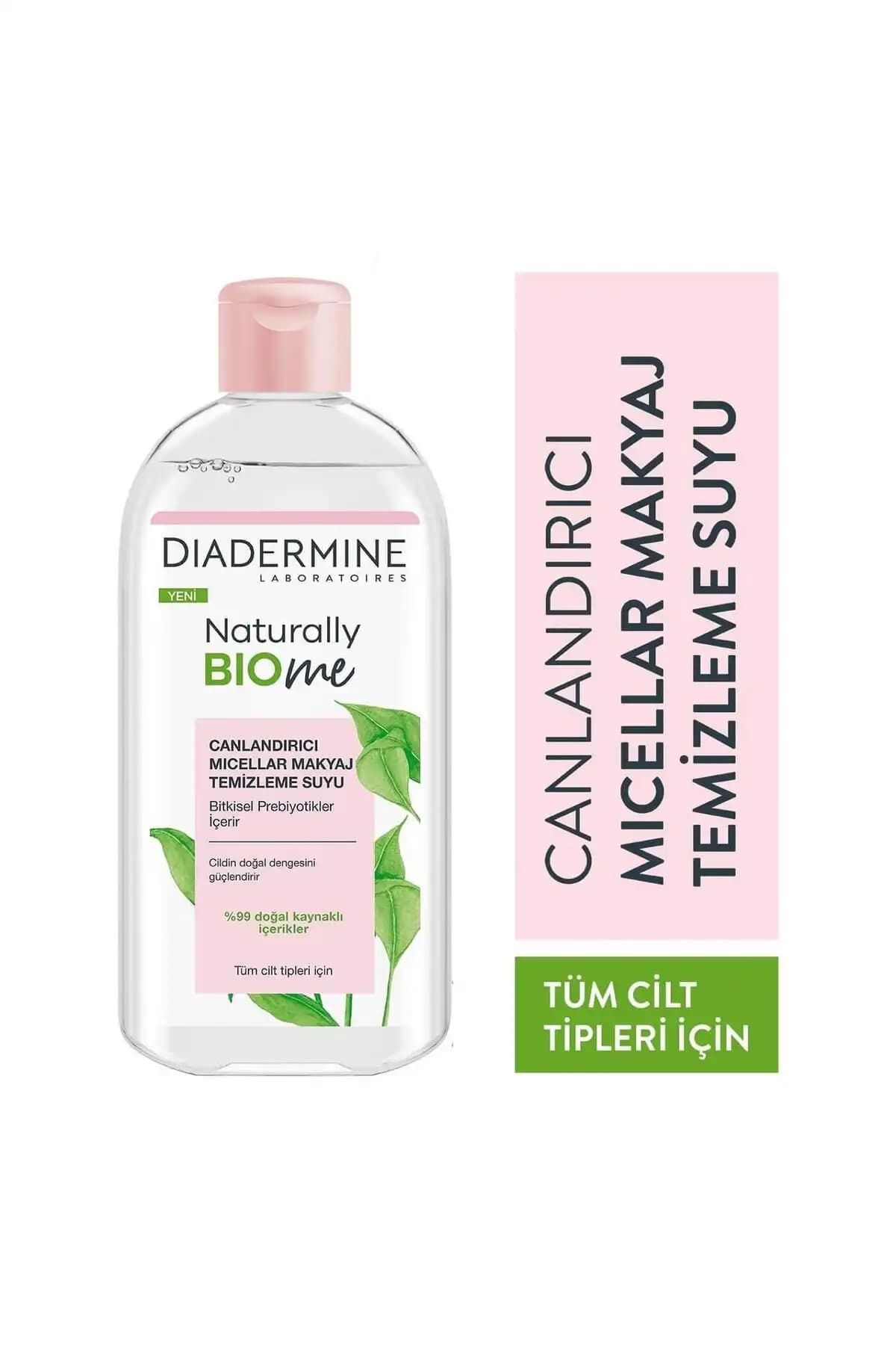 Diadermine Naturally Bio Me Canlandırıcı Mikellar Makyaj Temizleme Suyu Ürün Tanıtımı ve Özellikleri