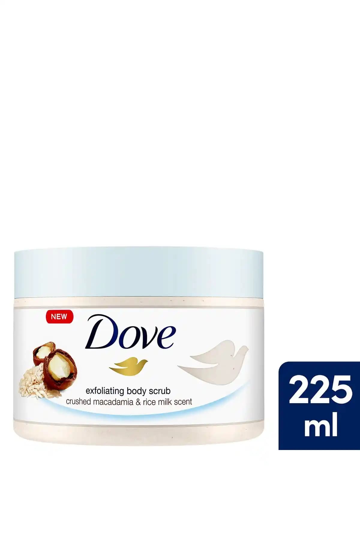 Dove Macademia Fındığı ve Pirinç Sütü İçerikli Vücut Peelingi Özellikleri ve Faydaları
