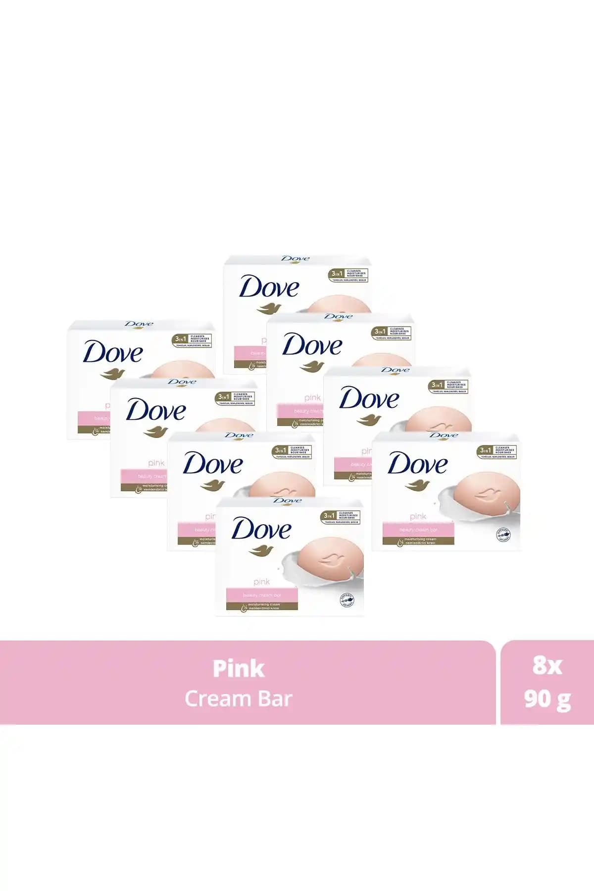Dove Pink Katı Güzellik Sabunu: Nemlendiren ve Temizleyen Doğal Cilt Bakım Ürünü