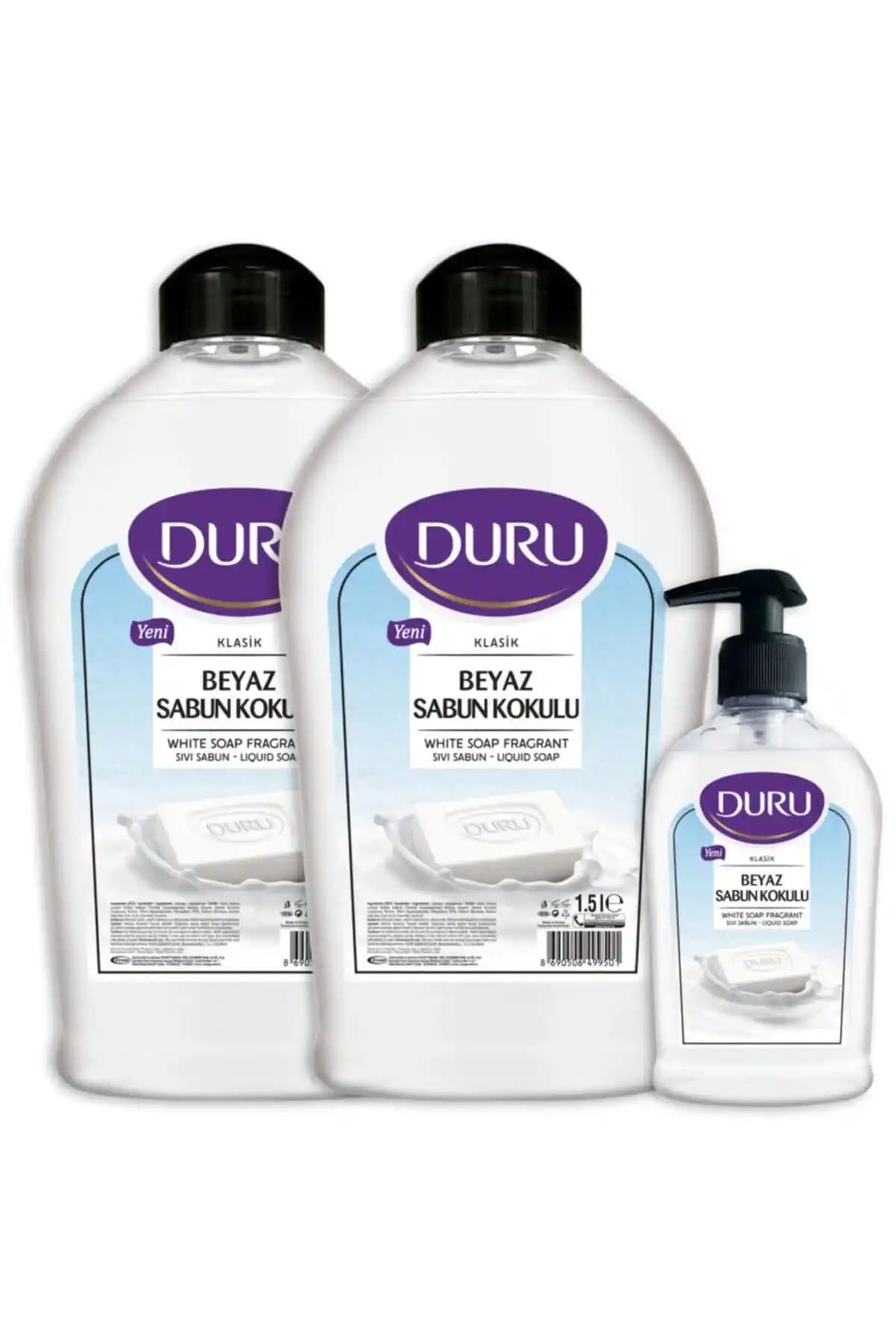 Duru Beyaz Kokulu Sıvı Sabun: Yumuşaklık ve Ferahlık Sunan Hijyen Ürünü