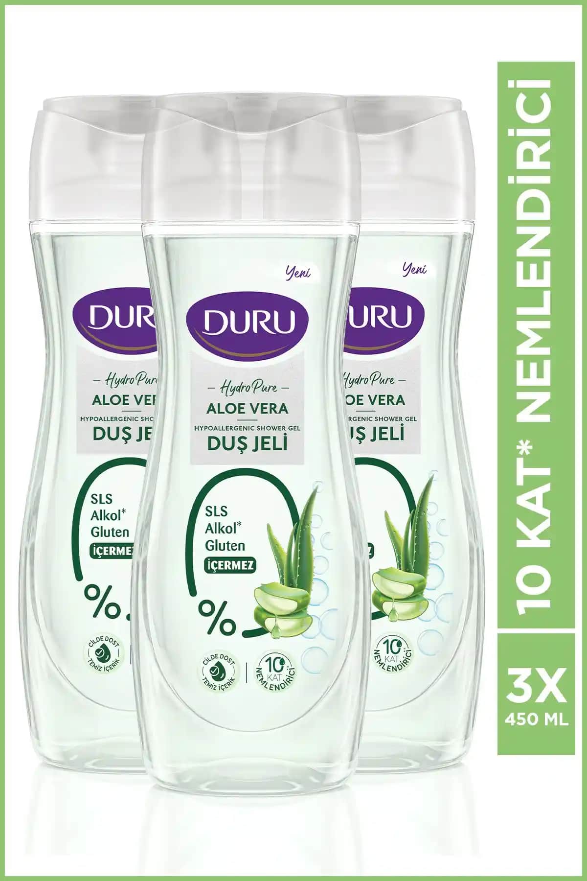 Duru Hydro Pure Aloe Vera Duş Jeli: Doğal ve Ferahlatıcı Temizlik İçin Güvenilir Seçenek