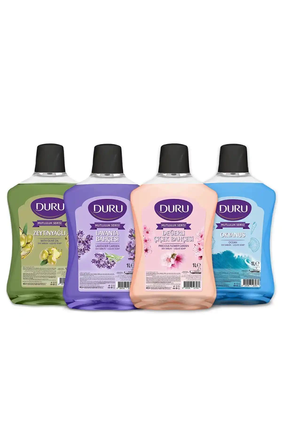 Duru Mutluluk Serisi Sıvı Sabunlar: Fark Yaratan Temizlik ve Hoş Kokular