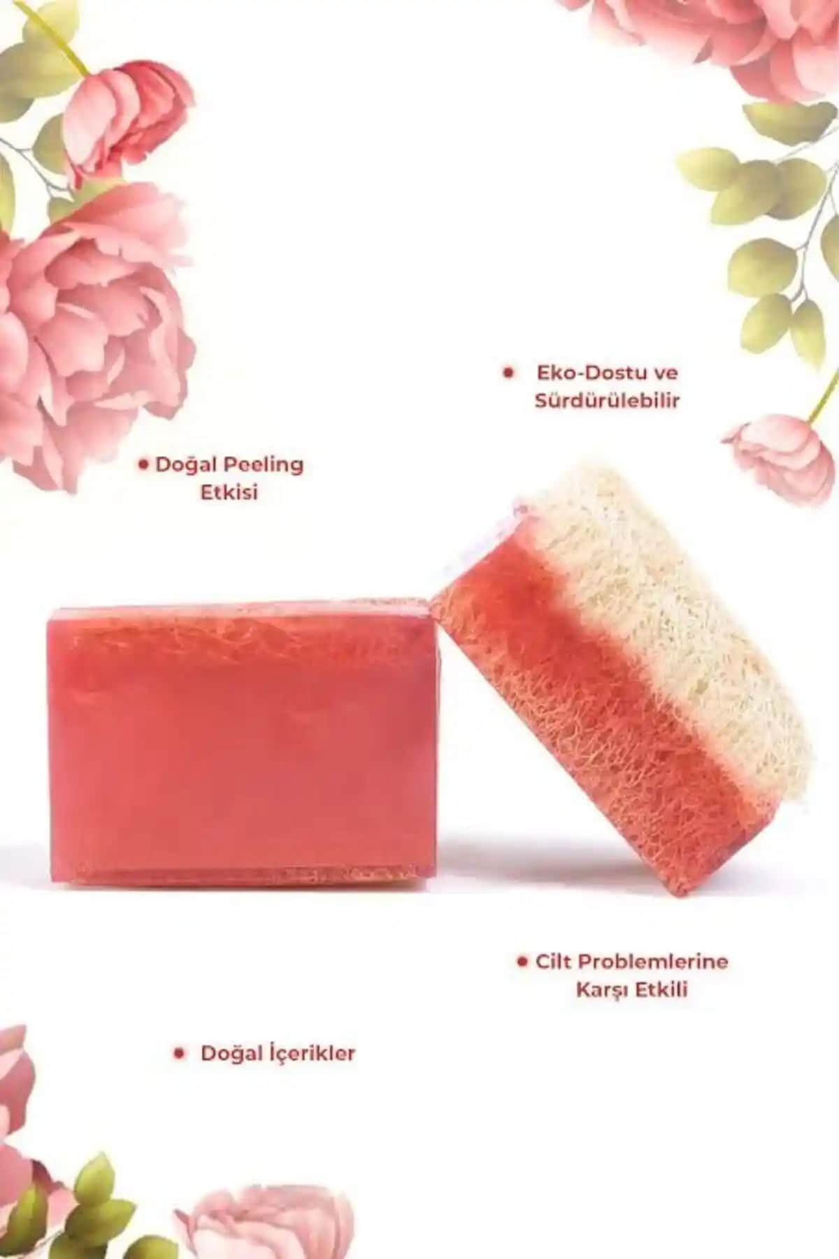 Ece Ronay %100 Doğal Kabak Lifli Gül Sabunu ile Cilt Temizliği ve Yenilenme