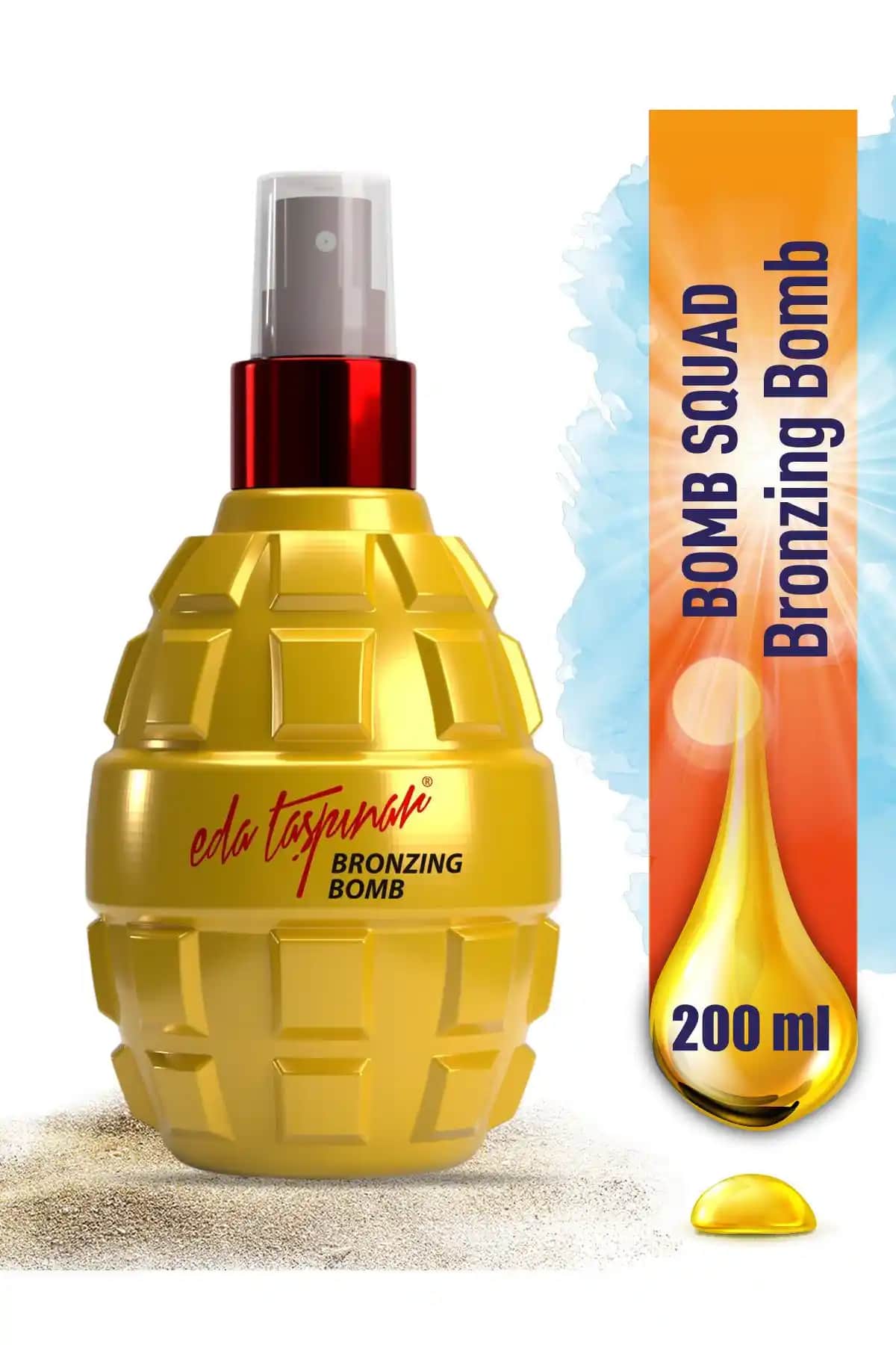 Eda Taşpınar Bronzing Bomb 200 ml Güneşle Parlayan Doğal Bronzluk Sağlayan Yağ
